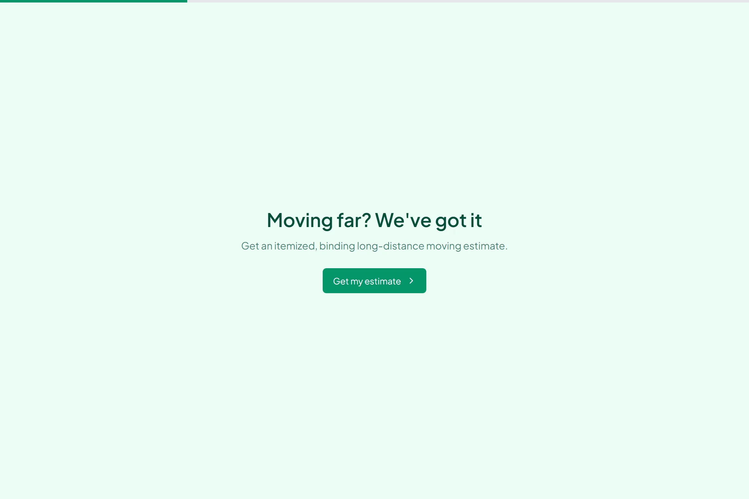 Long-Distance Moving Estimate template preview