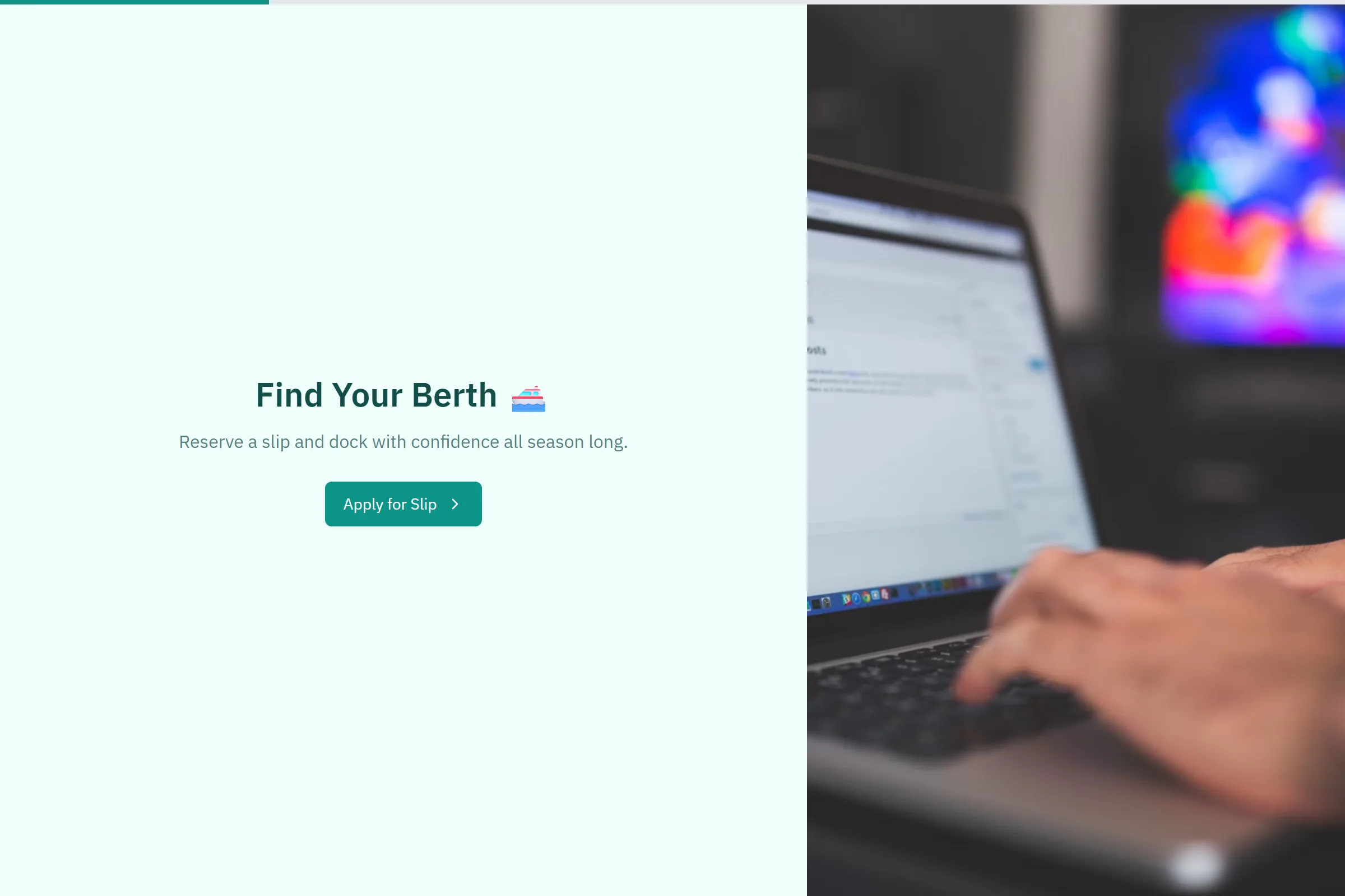 Marina Slip Rental Application template preview