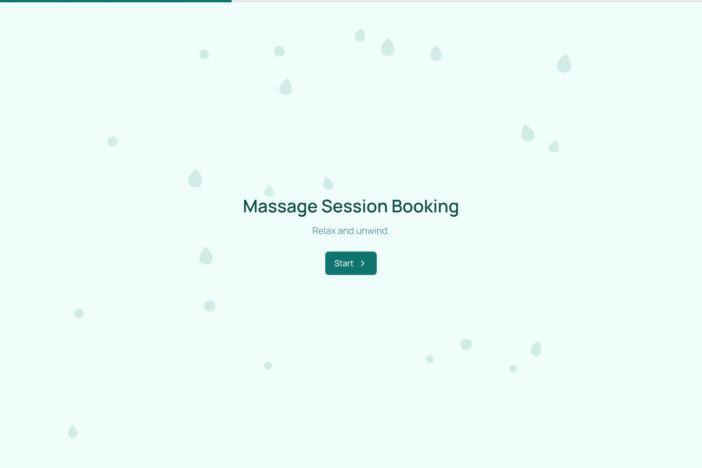 Massage Session Booking template preview