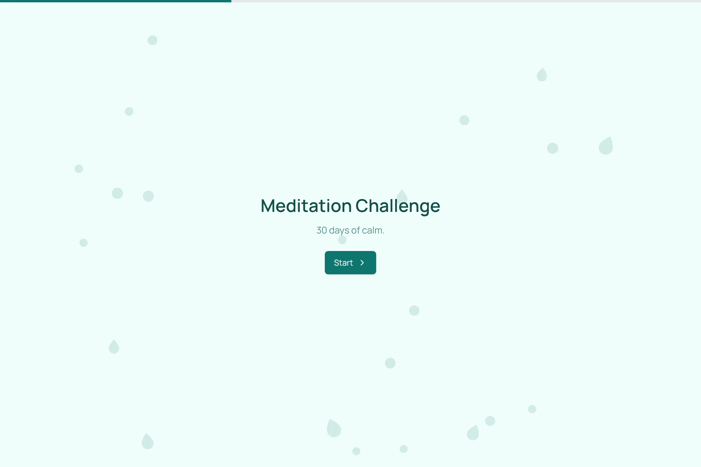 Meditation Challenge template preview