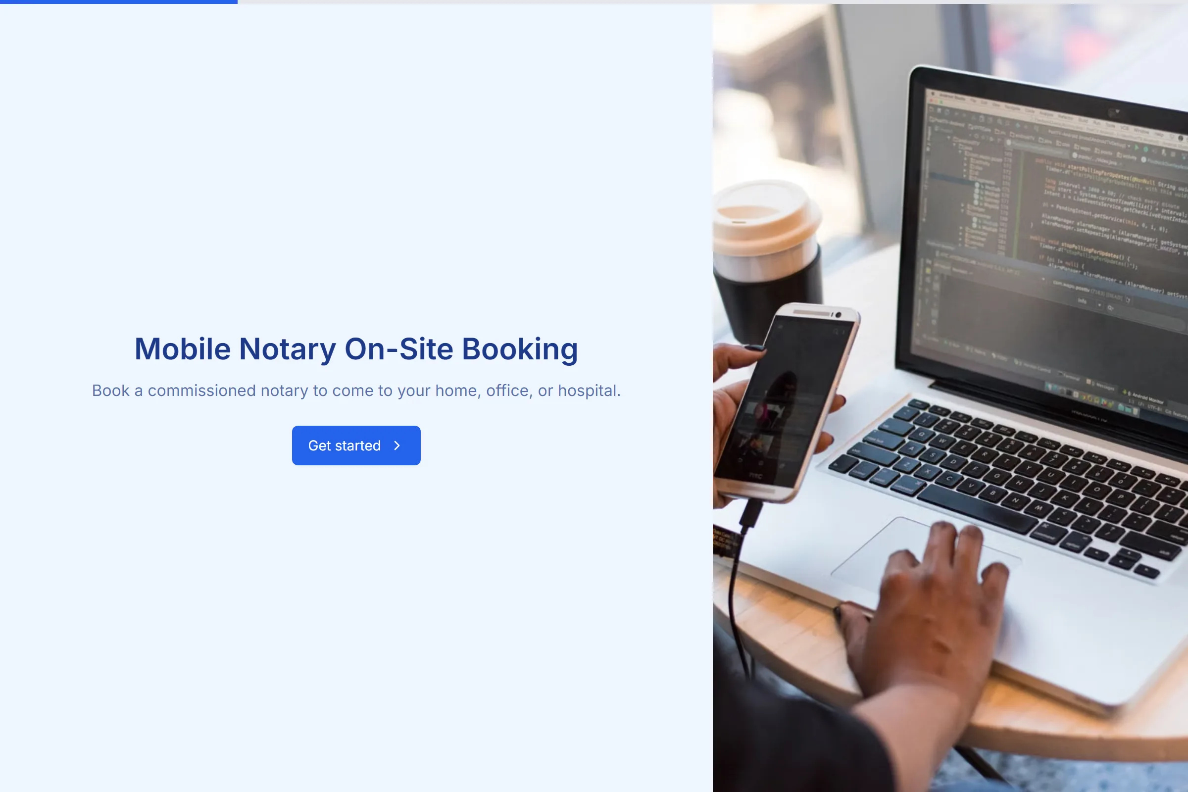 Mobile Notary On-Site Booking preview