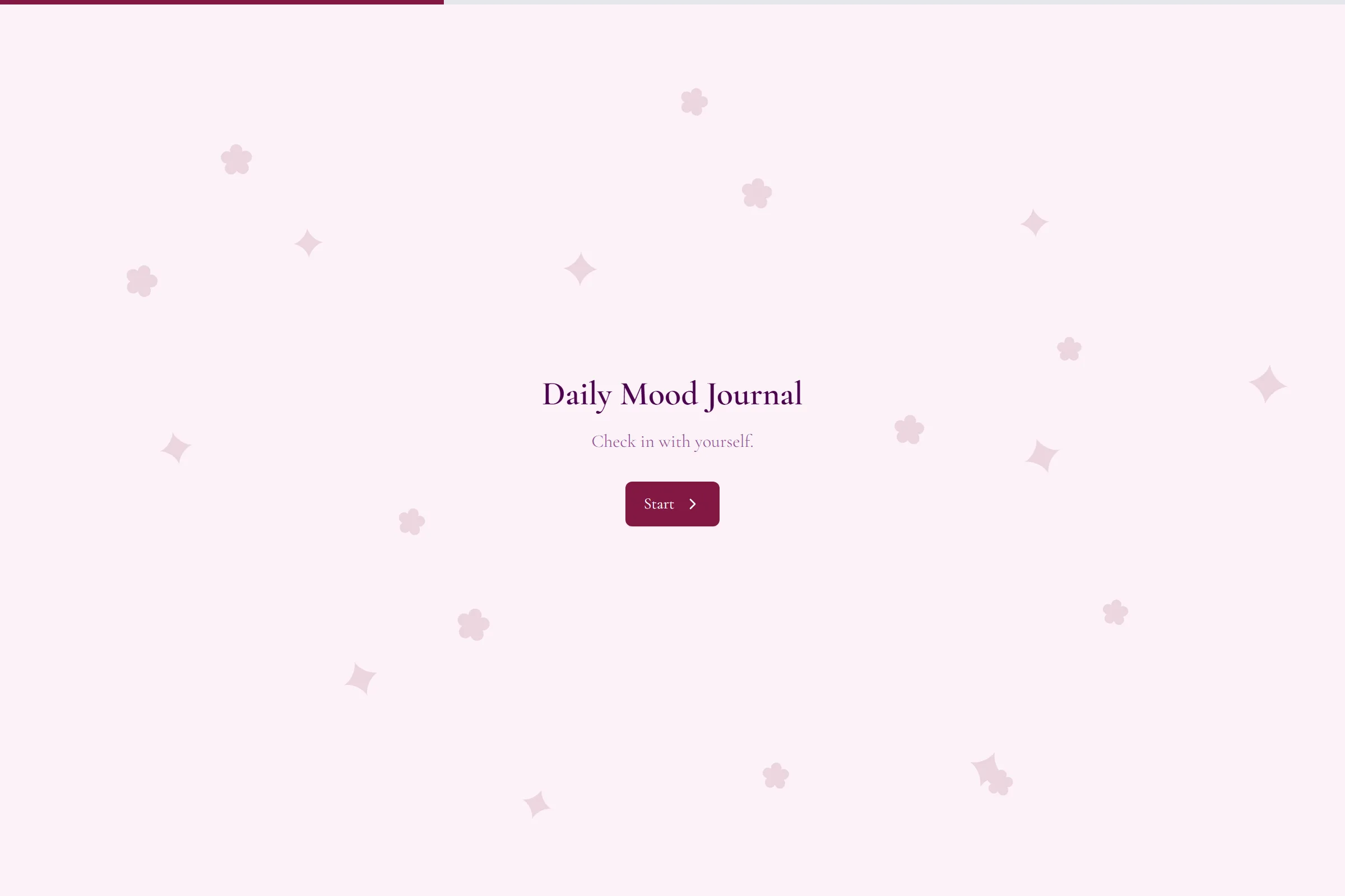 Daily Mood Journal template preview