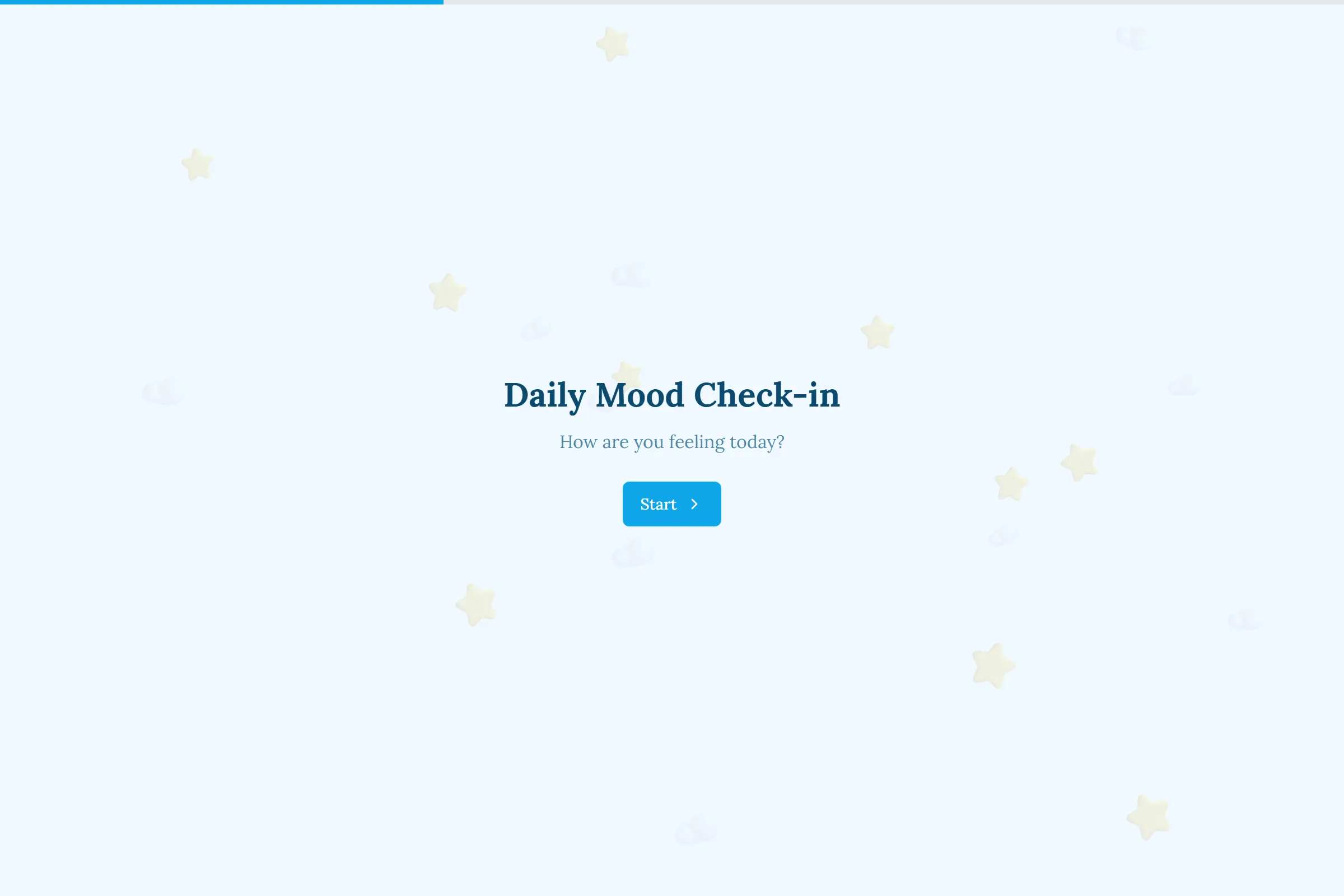 Daily Mood Check-in template preview