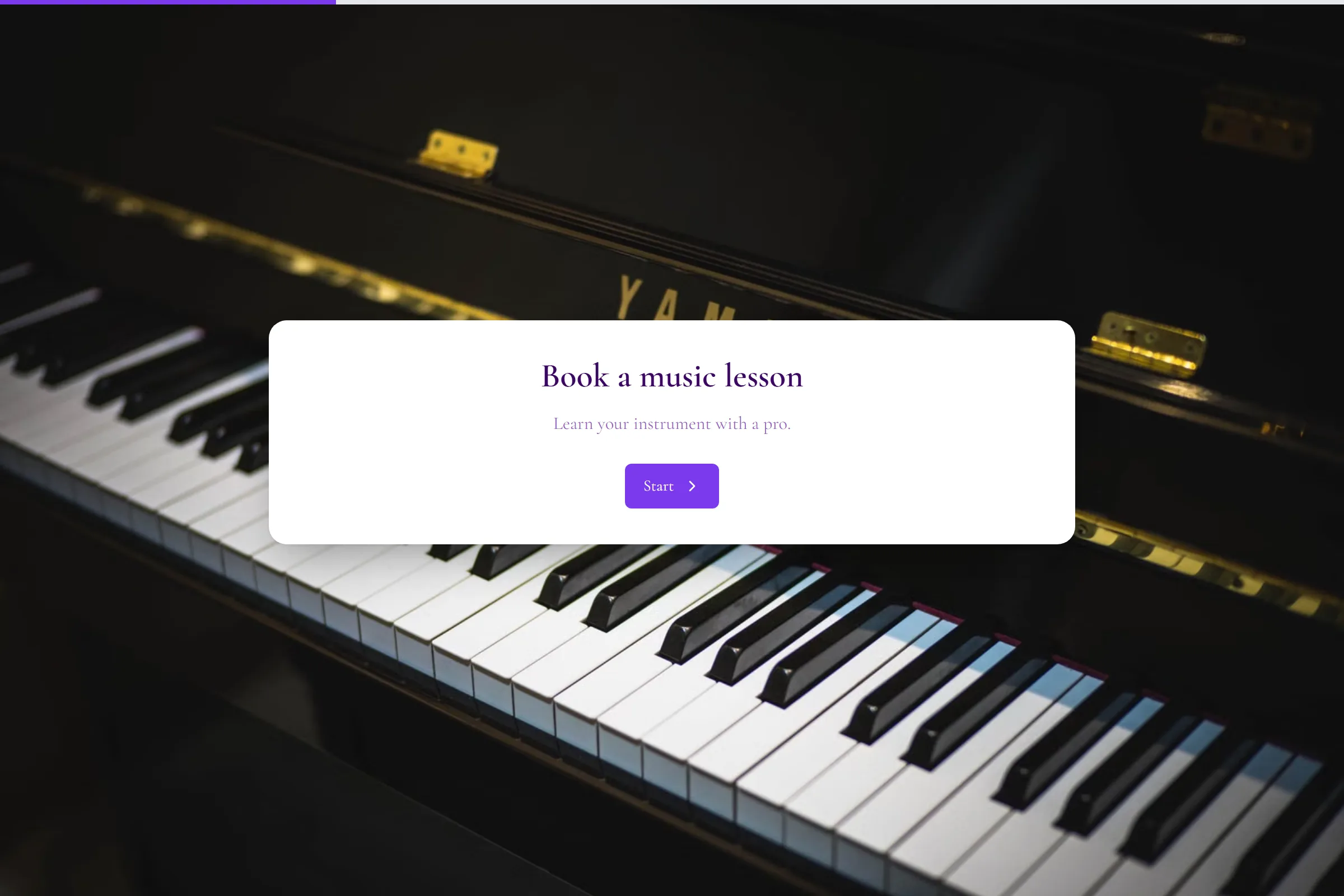 Music Lesson Booking preview