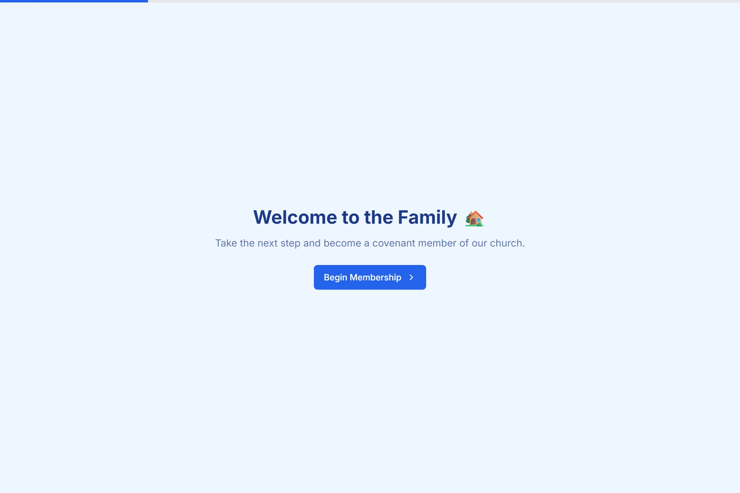 New Member Registration template preview