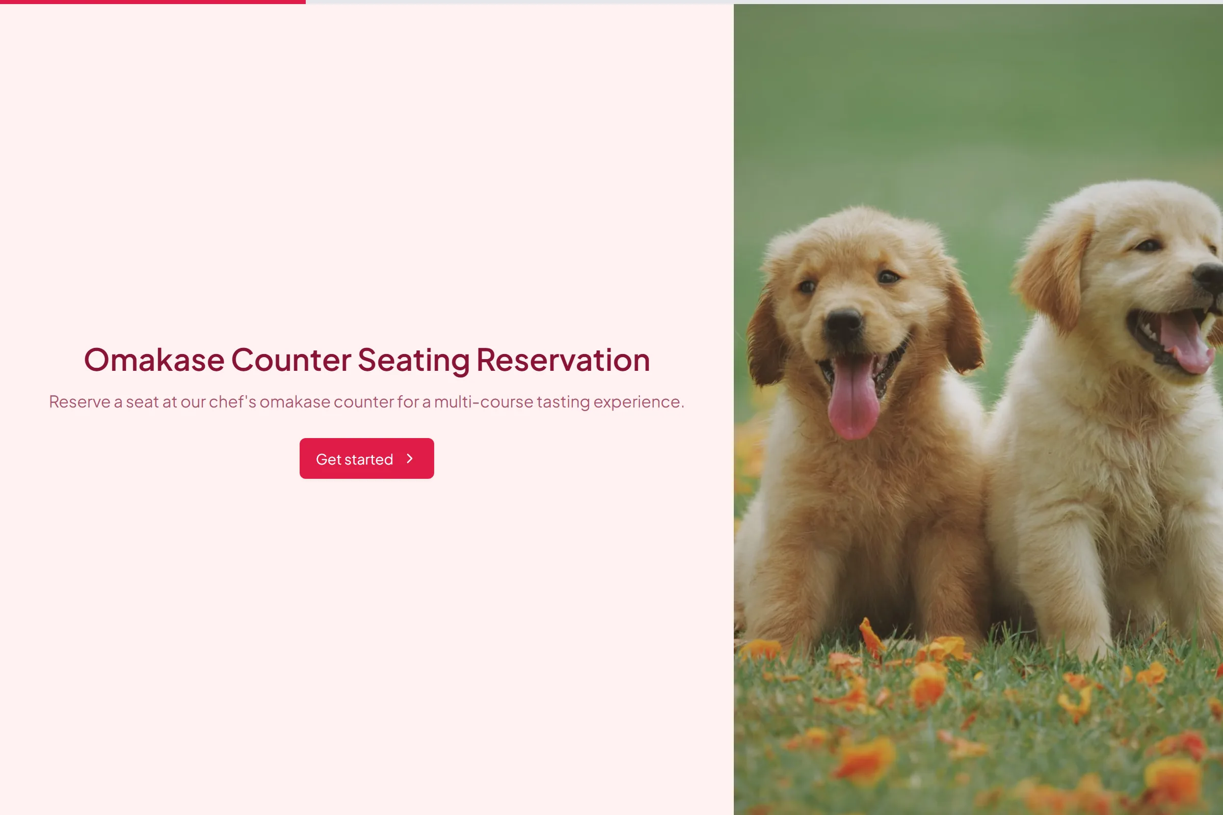 Omakase Counter Seating Reservation preview