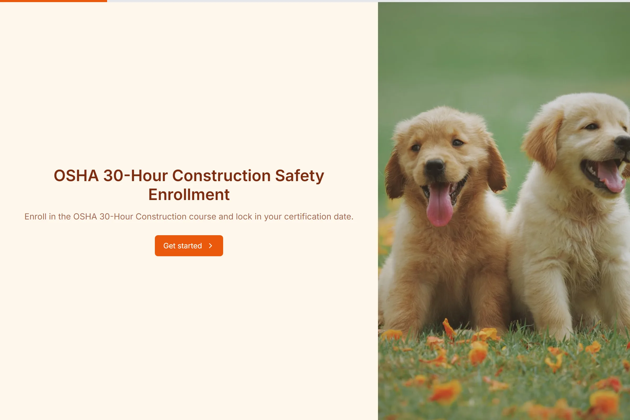 OSHA 30-Hour Construction Safety Enrollment preview