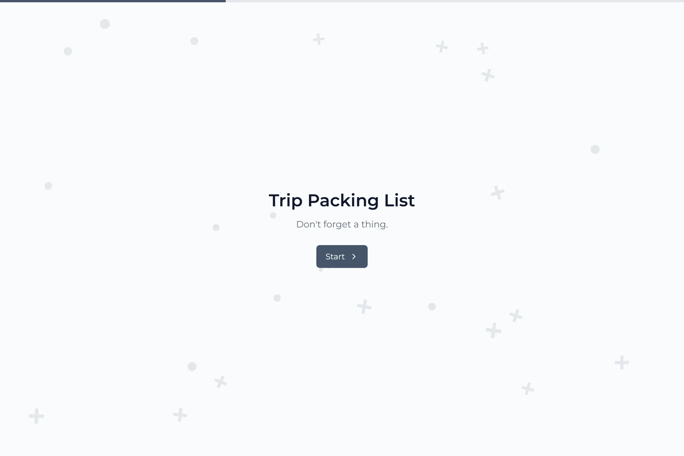 Trip Packing List template preview