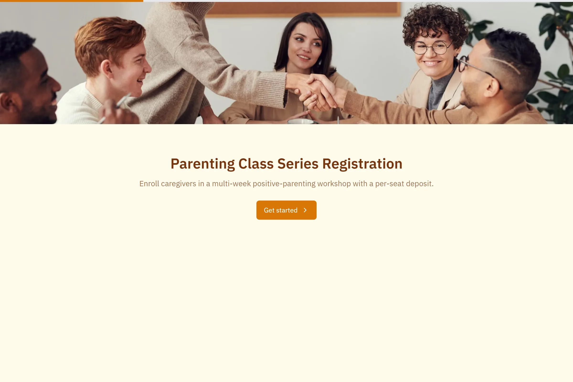 Parenting Class Series Registration template preview