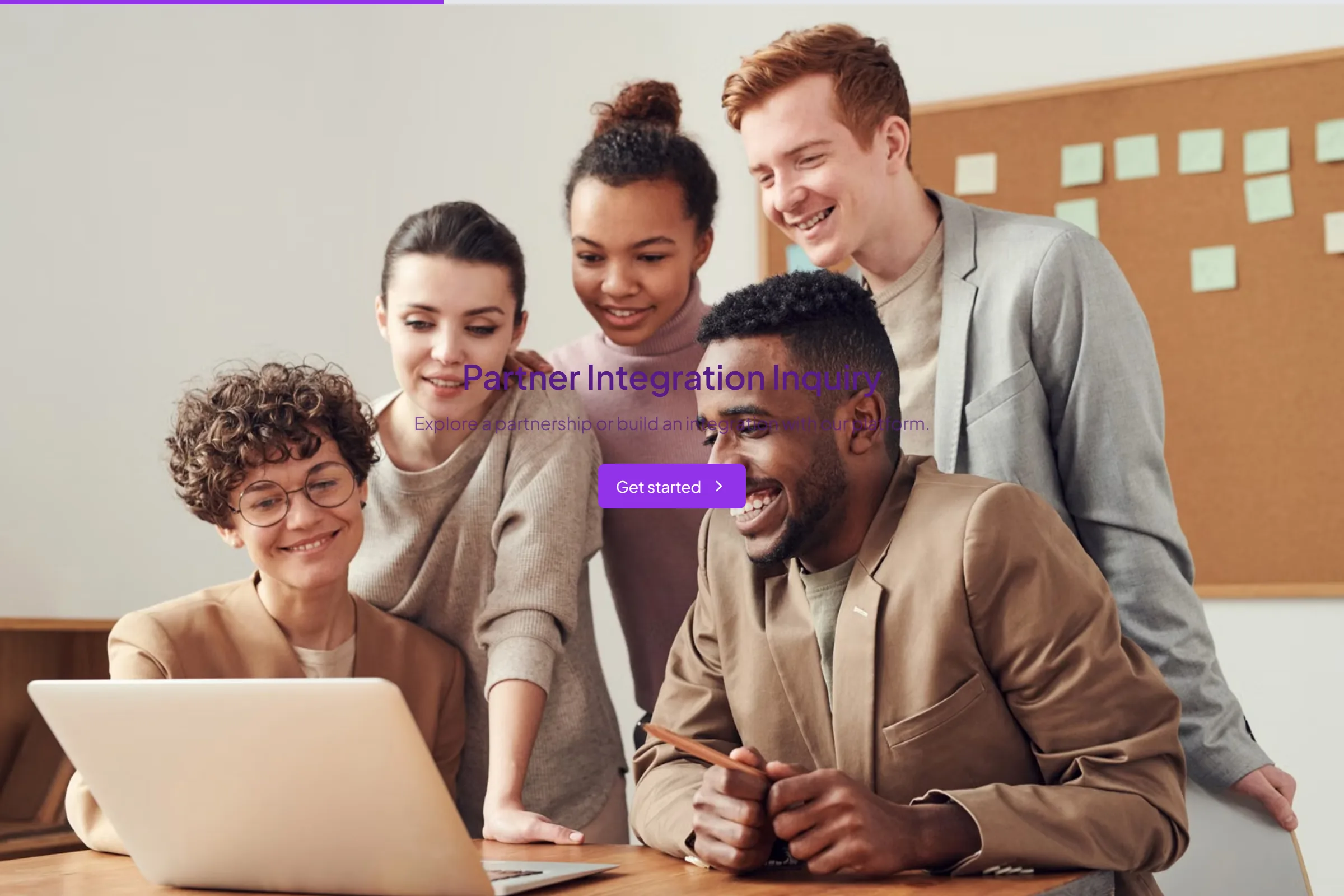 Partner Integration Inquiry template preview
