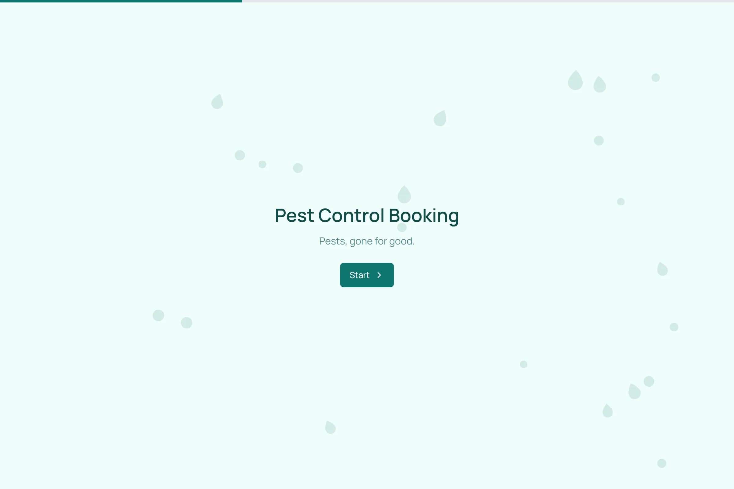 Pest Control Booking template preview