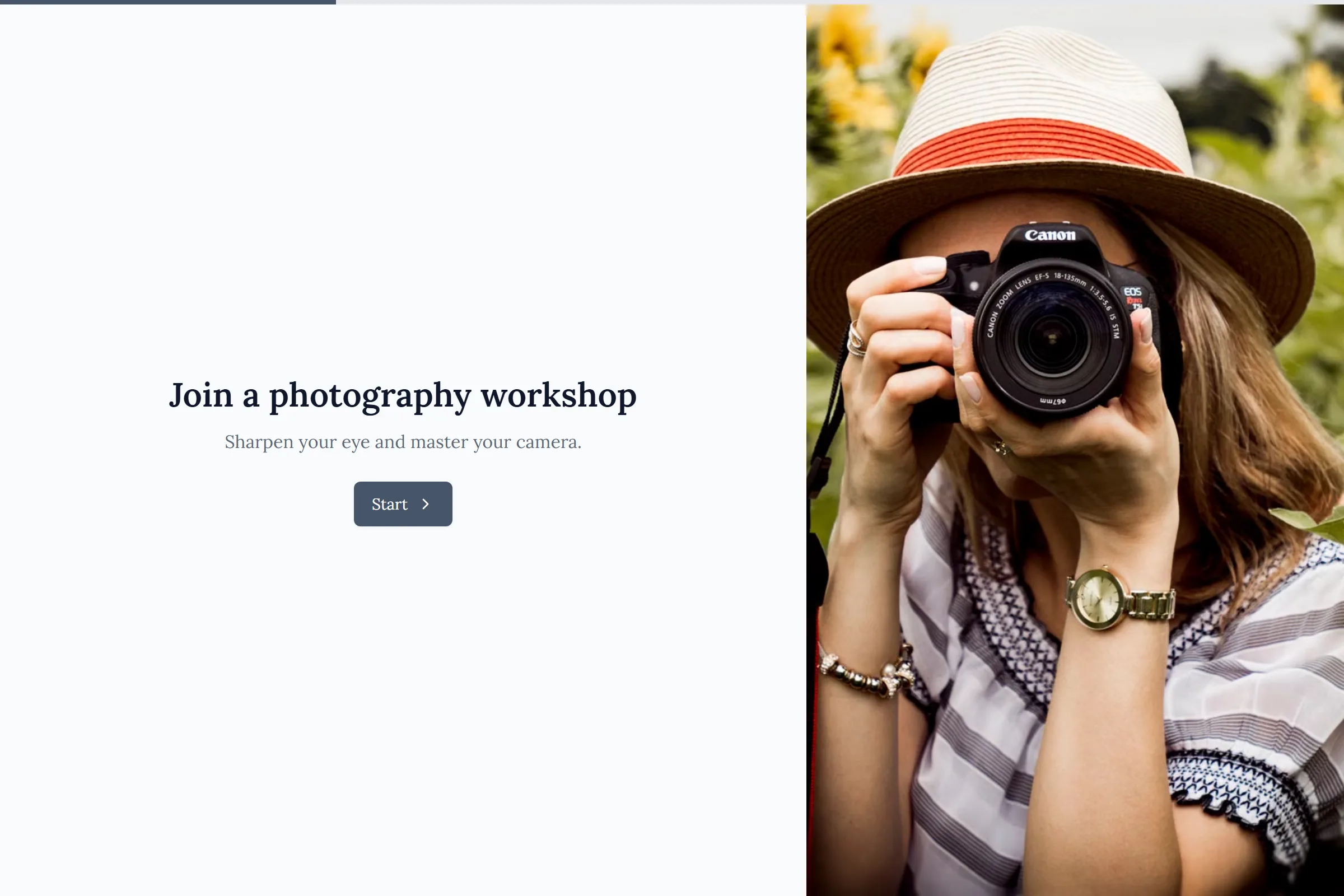 Photography Workshop template preview