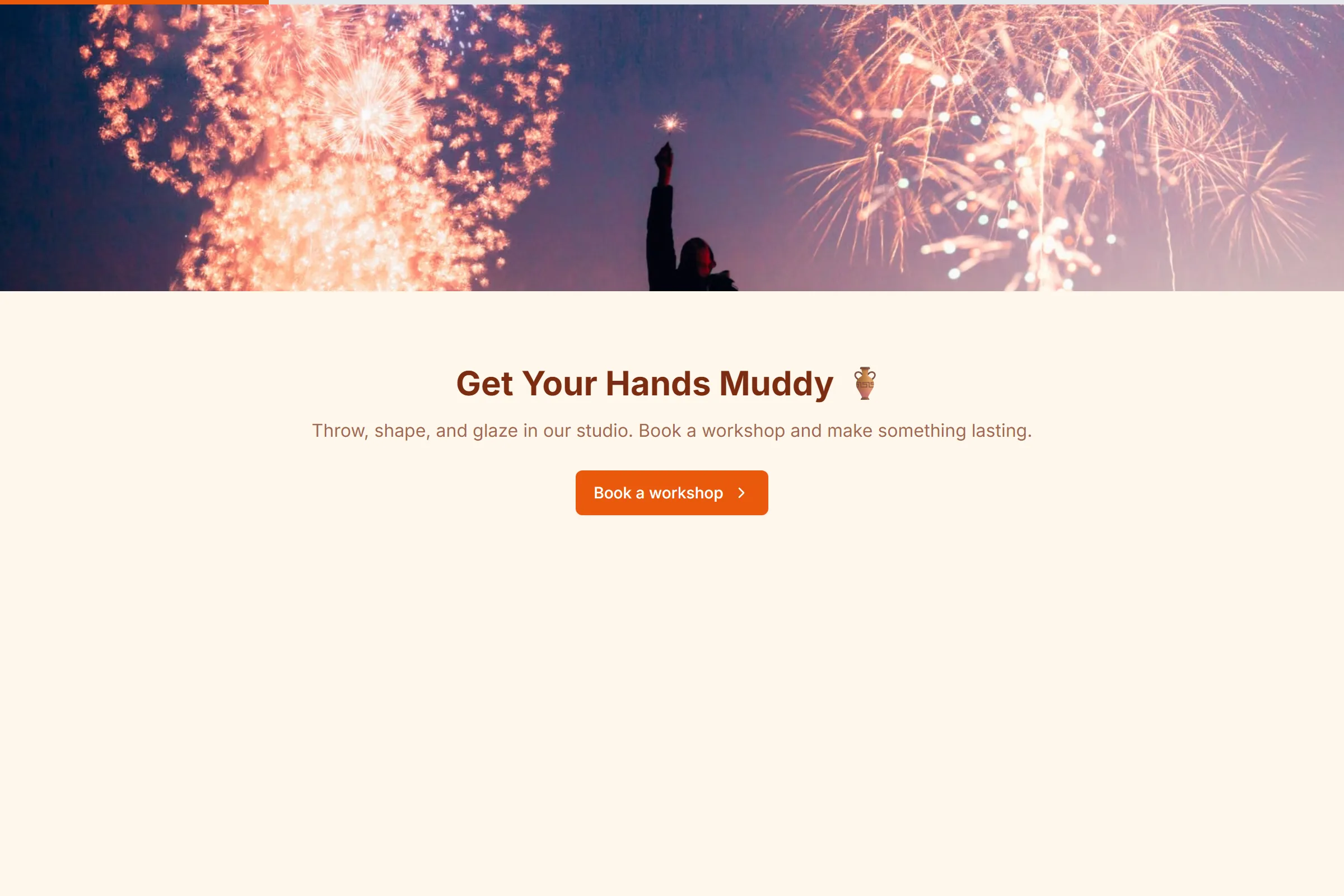 Pottery & Ceramics Workshop template preview