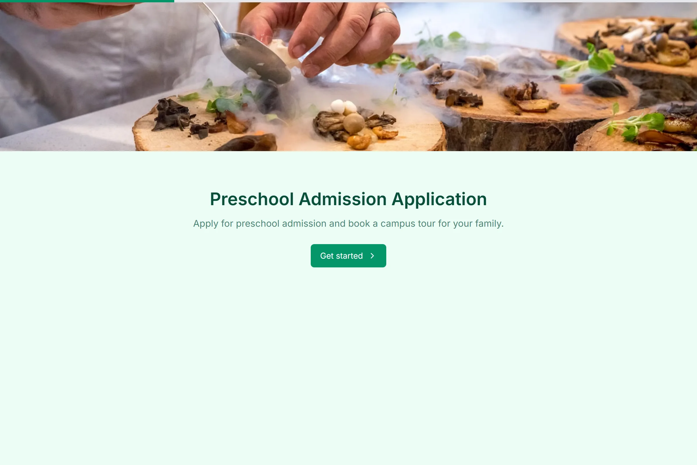 Preschool Admission Application preview