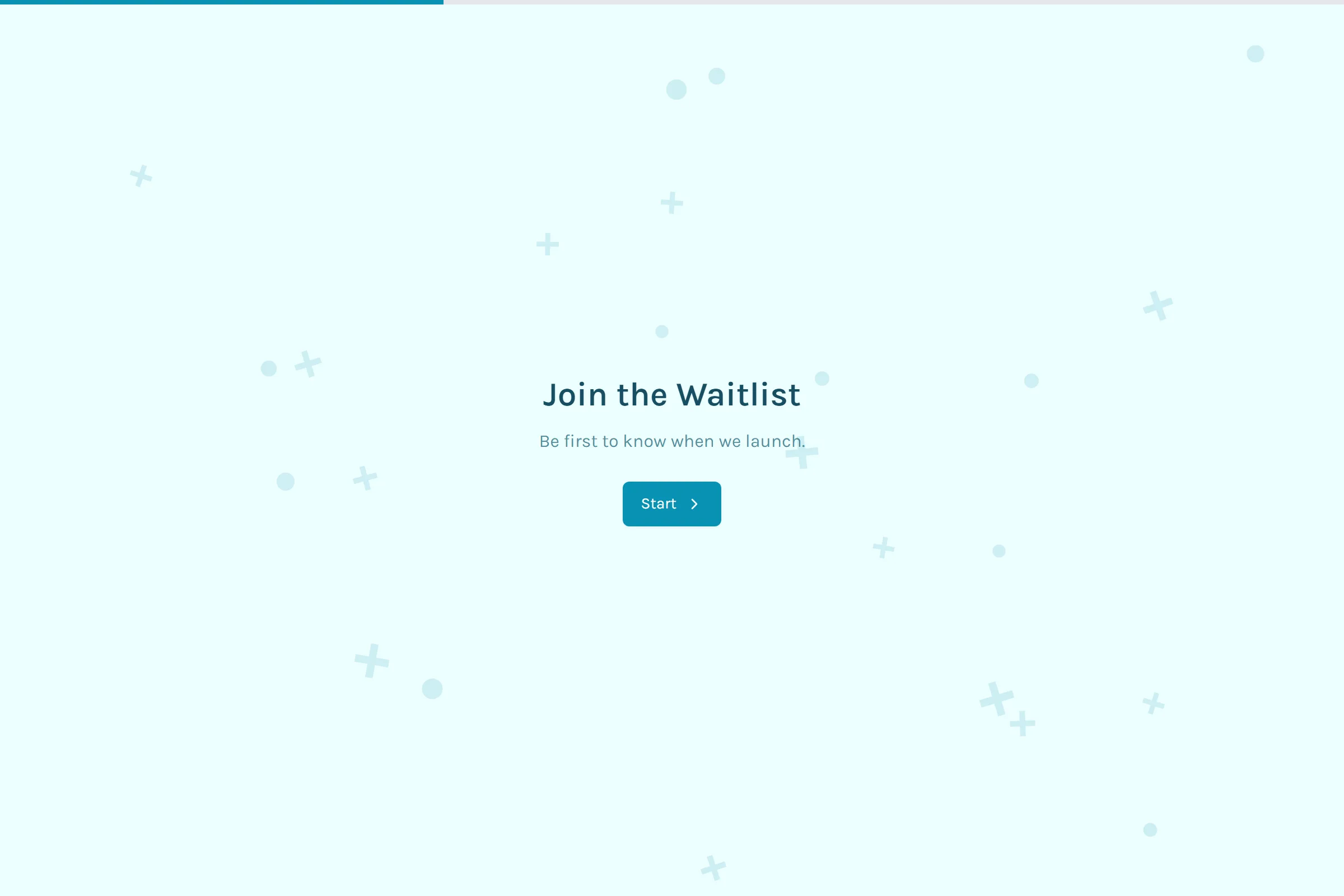 Join the Waitlist template preview