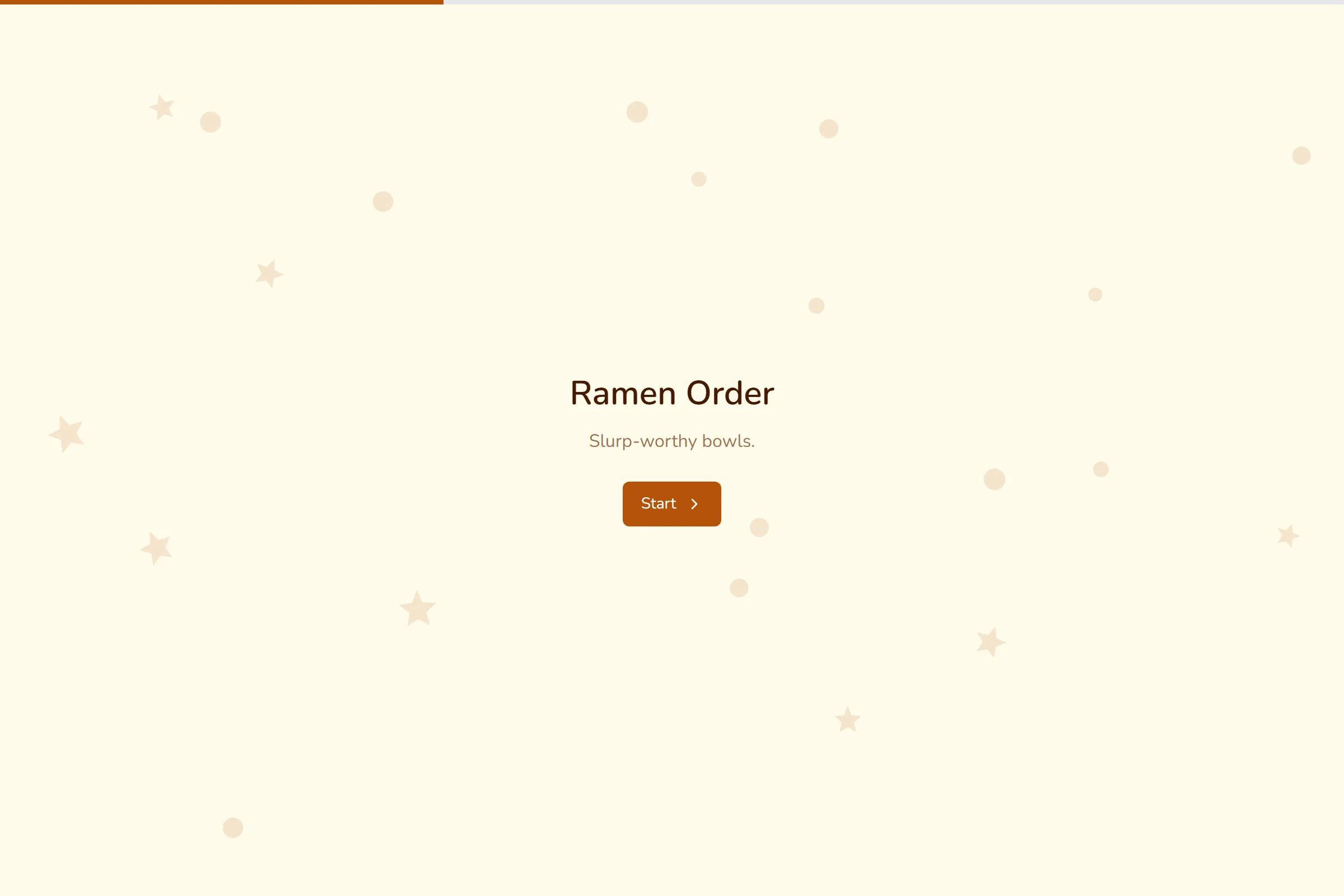 Ramen Order template preview