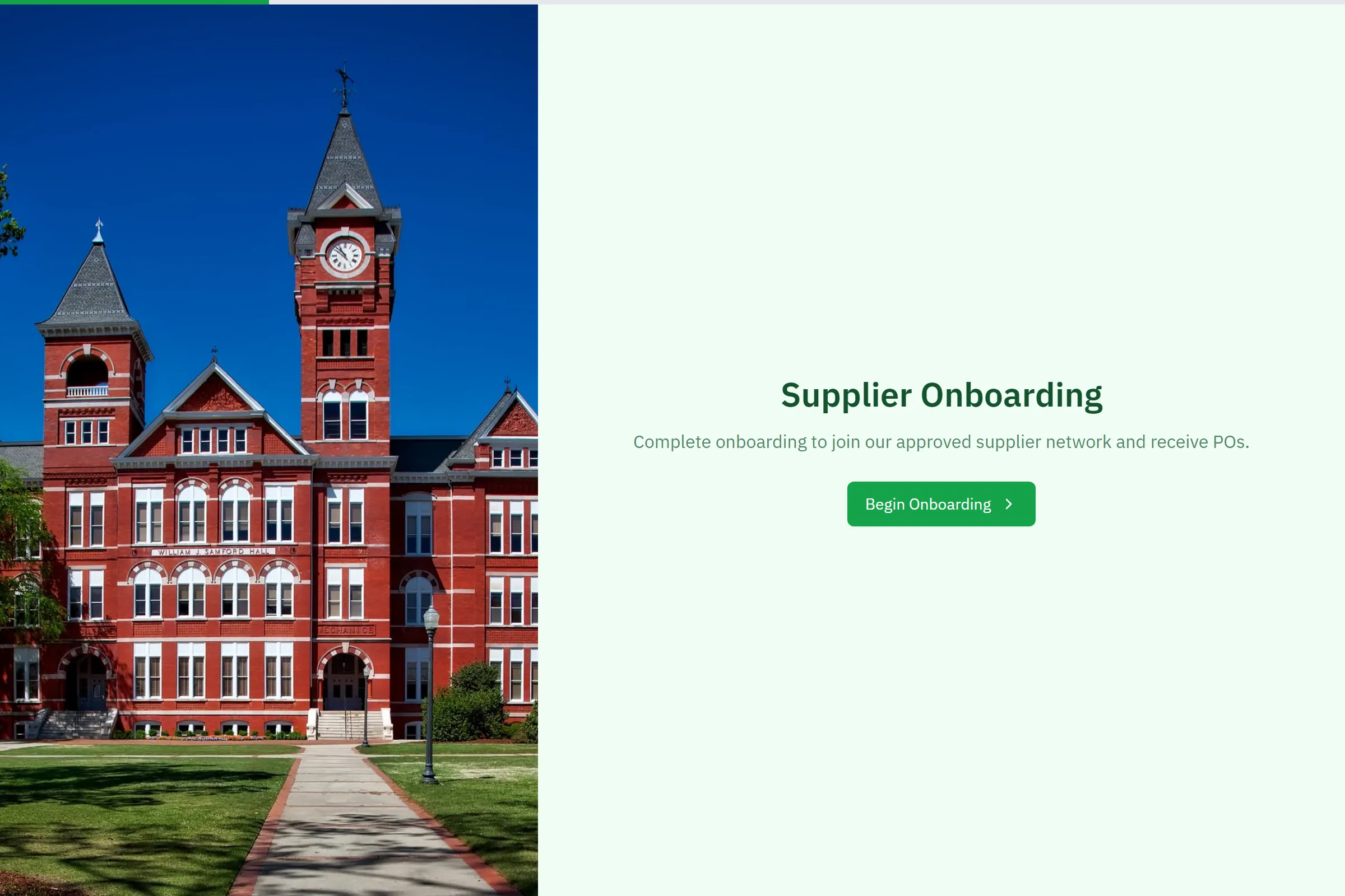 Raw Materials Supplier Onboarding template preview
