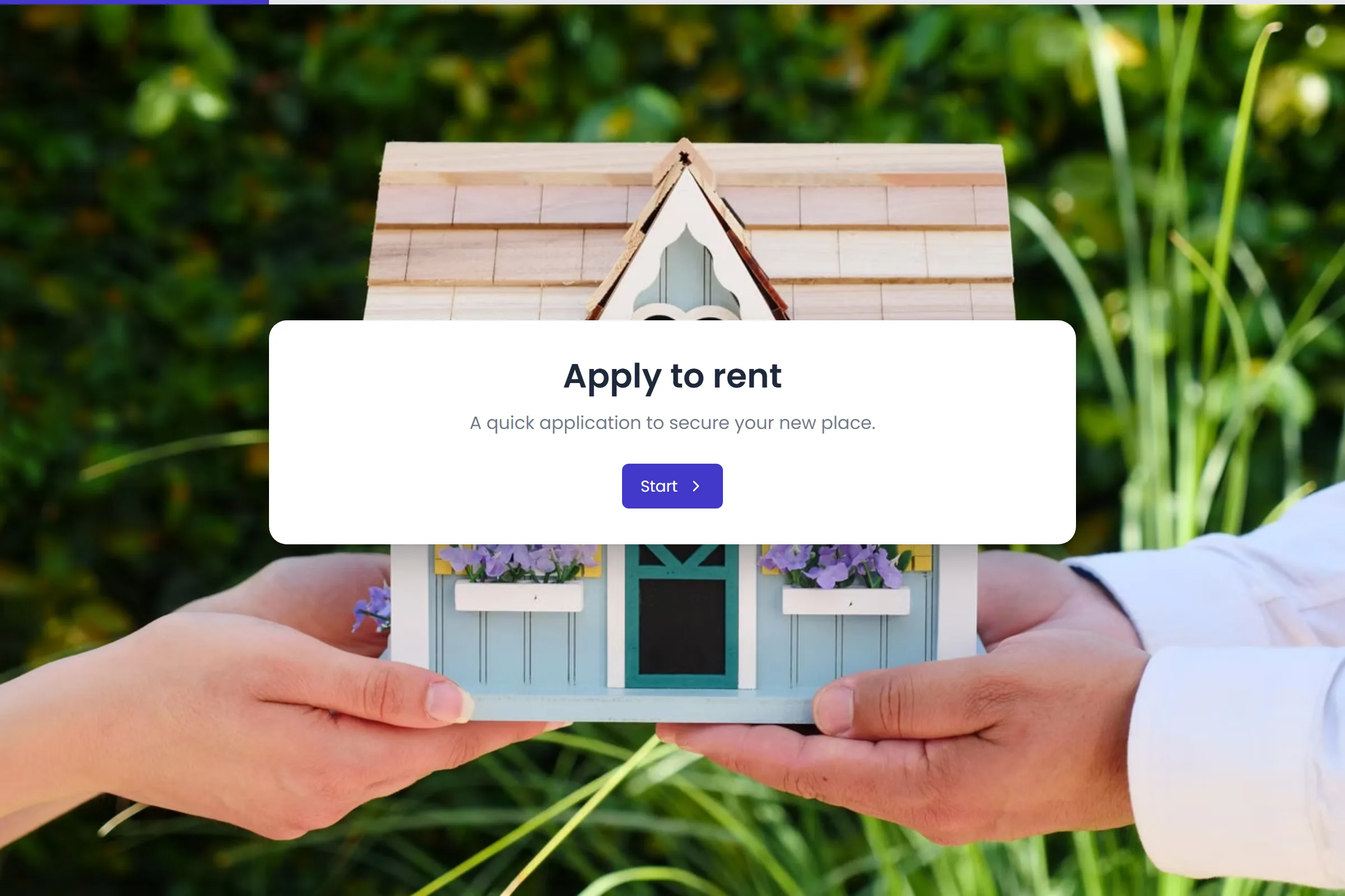 Rental Application preview