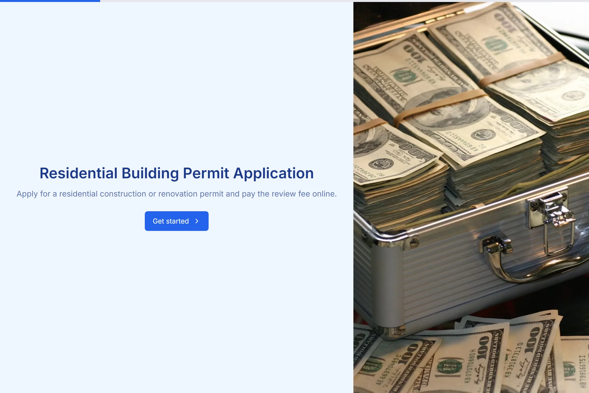Residential Building Permit Application preview