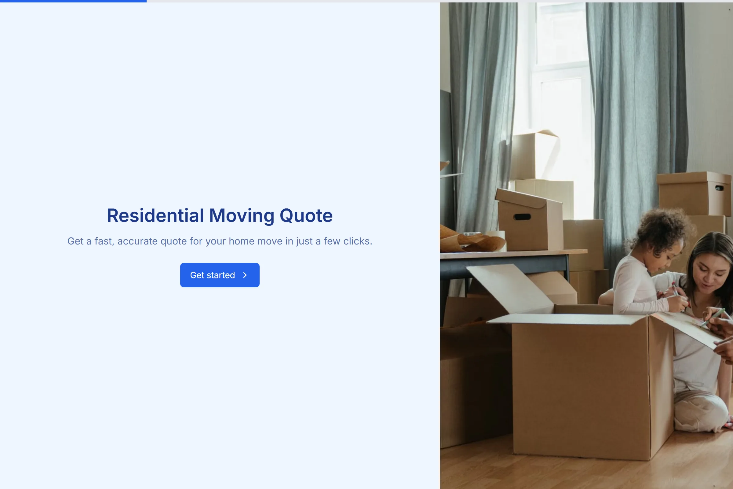 Residential Moving Quote preview