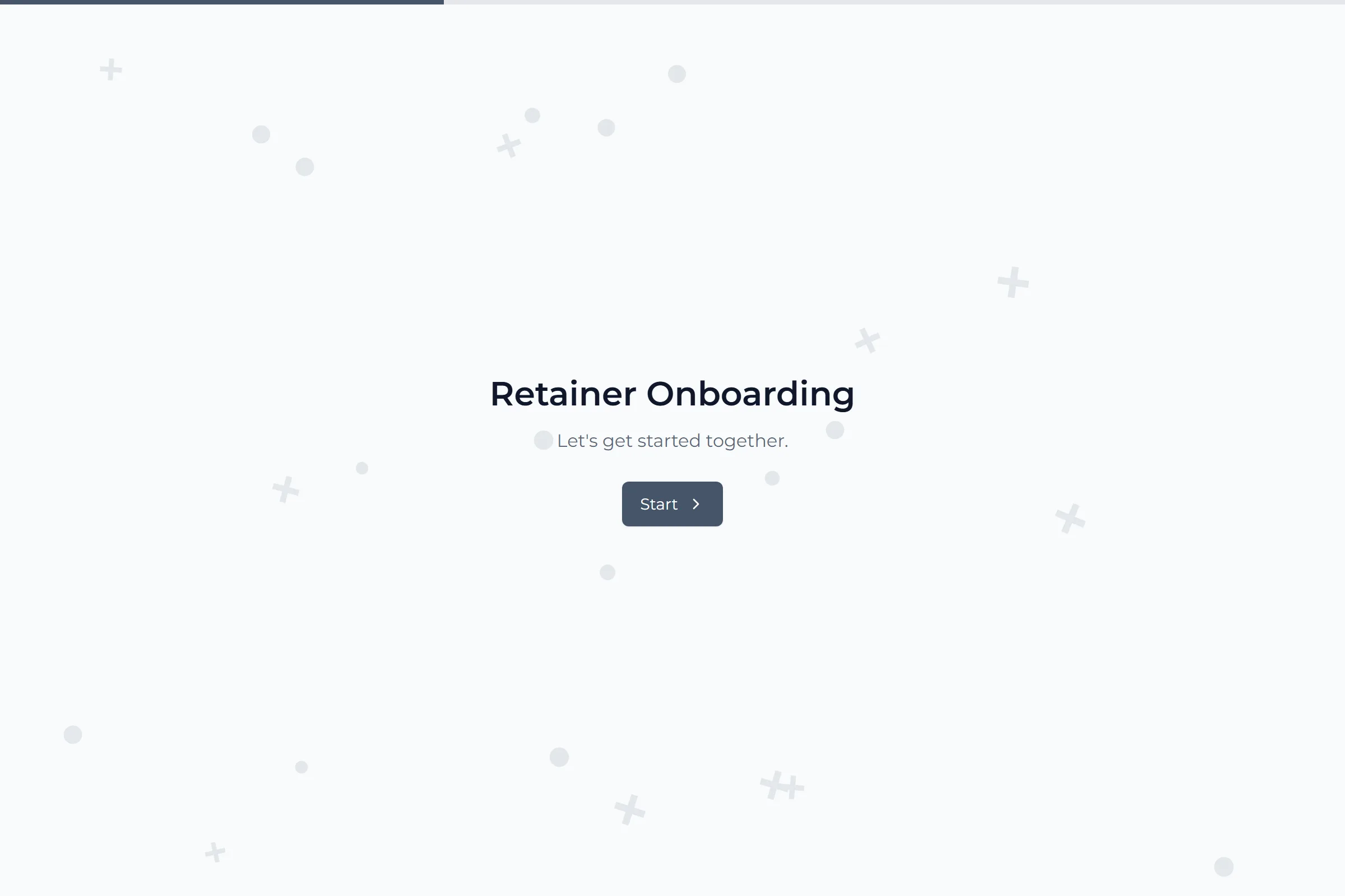 Retainer Onboarding template preview
