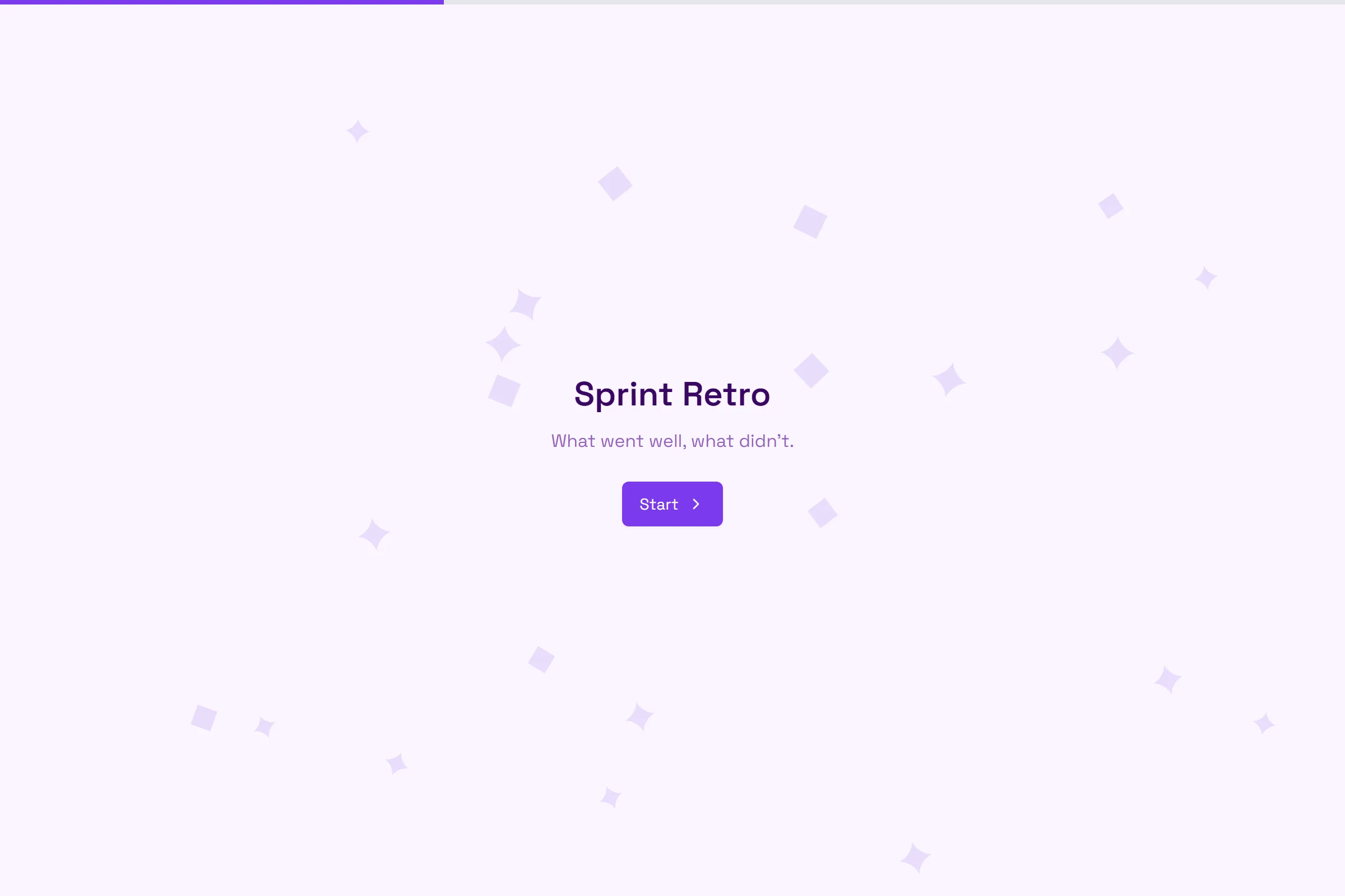 Sprint Retro template preview