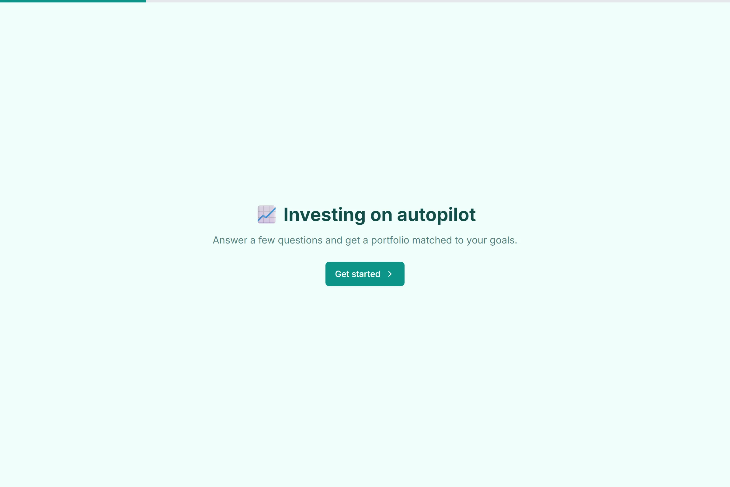 Robo-Advisor Investor Onboarding template preview