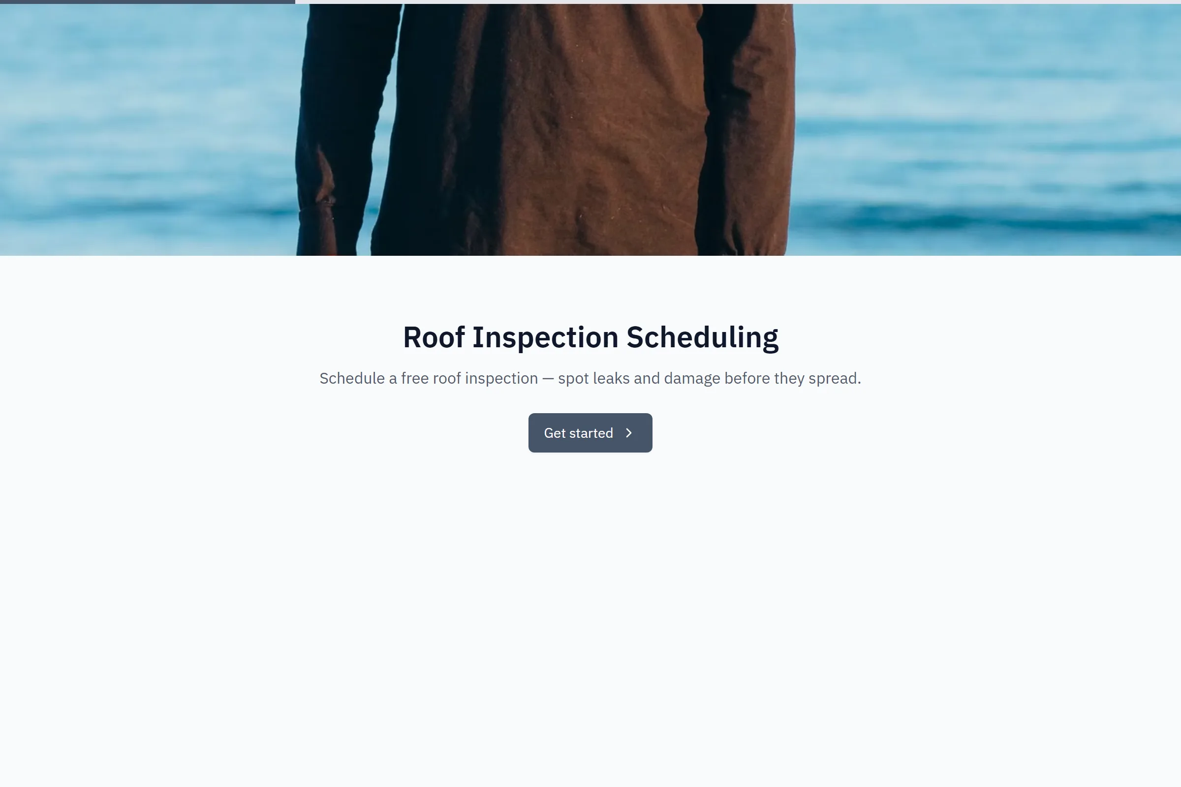 Roof Inspection Scheduling template preview