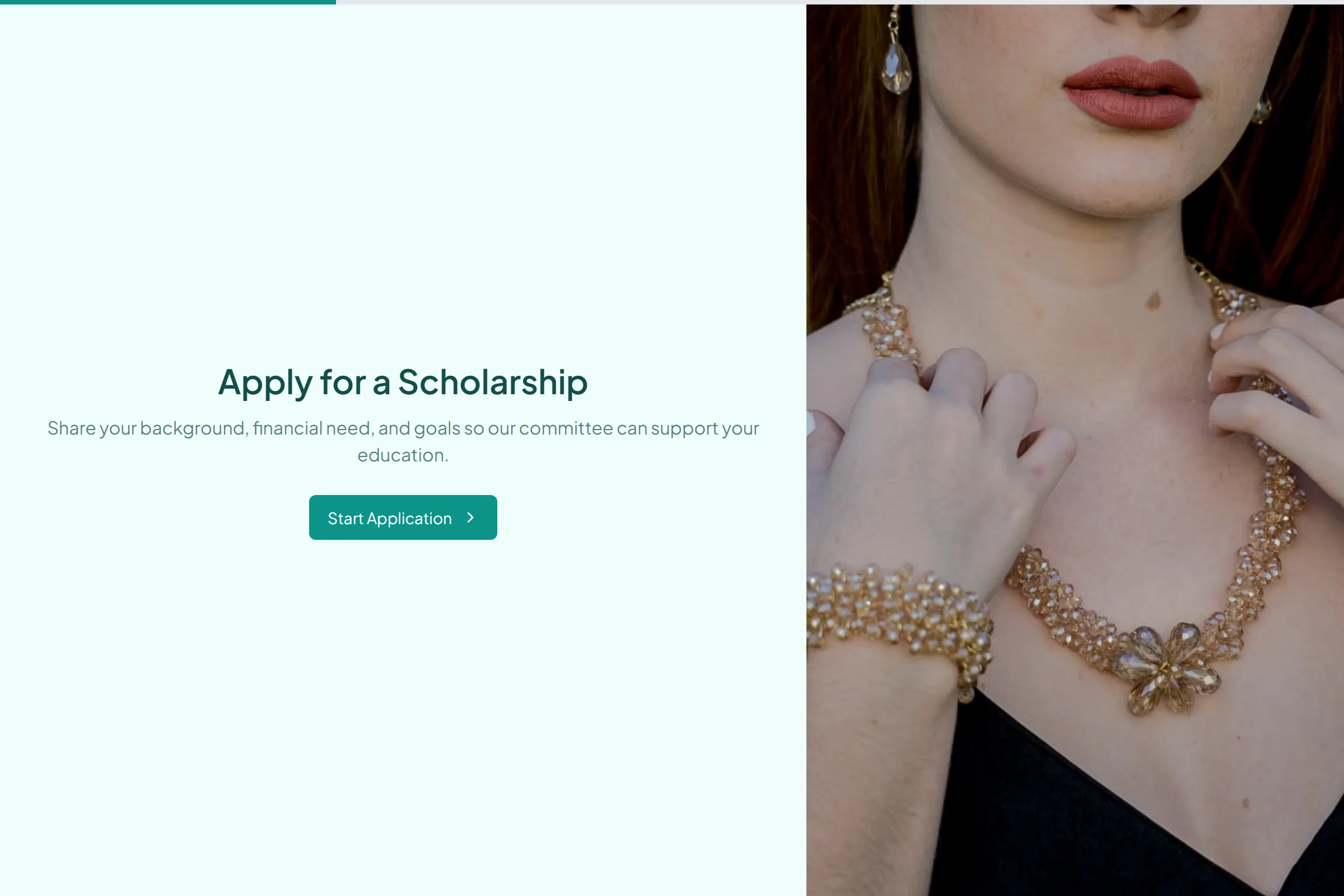 Scholarship Fund Application template preview