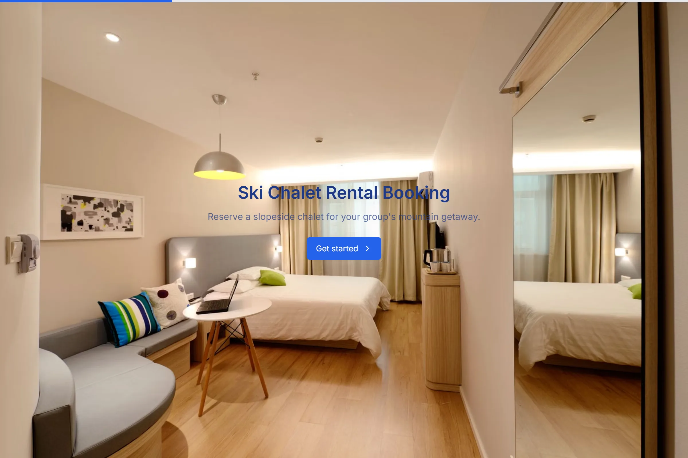 Ski Chalet Rental Booking preview