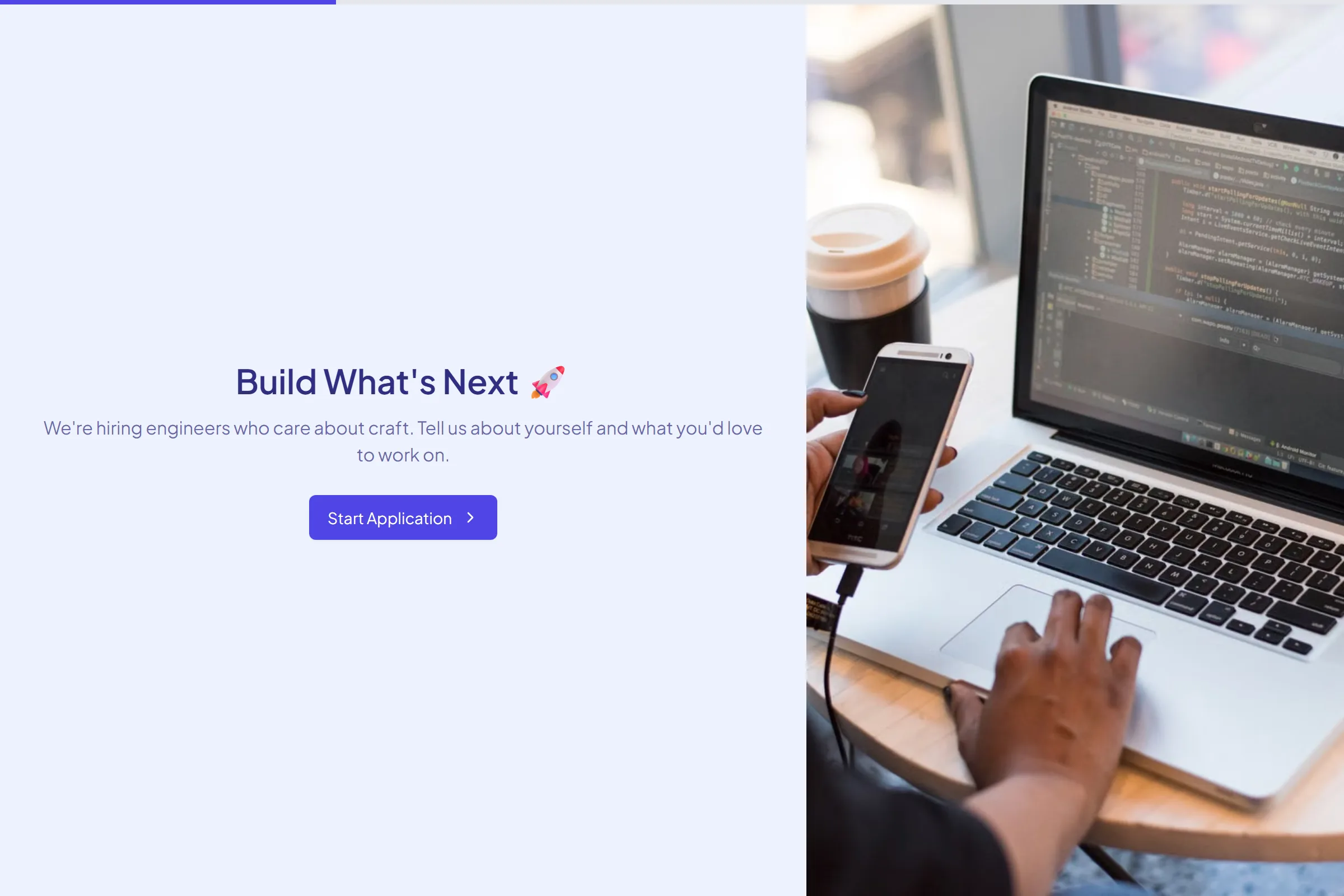 Software Engineer Job Application template preview