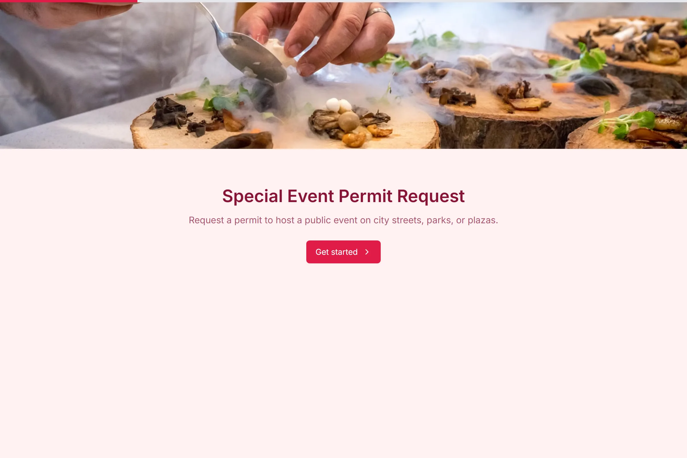 Special Event Permit Request template preview
