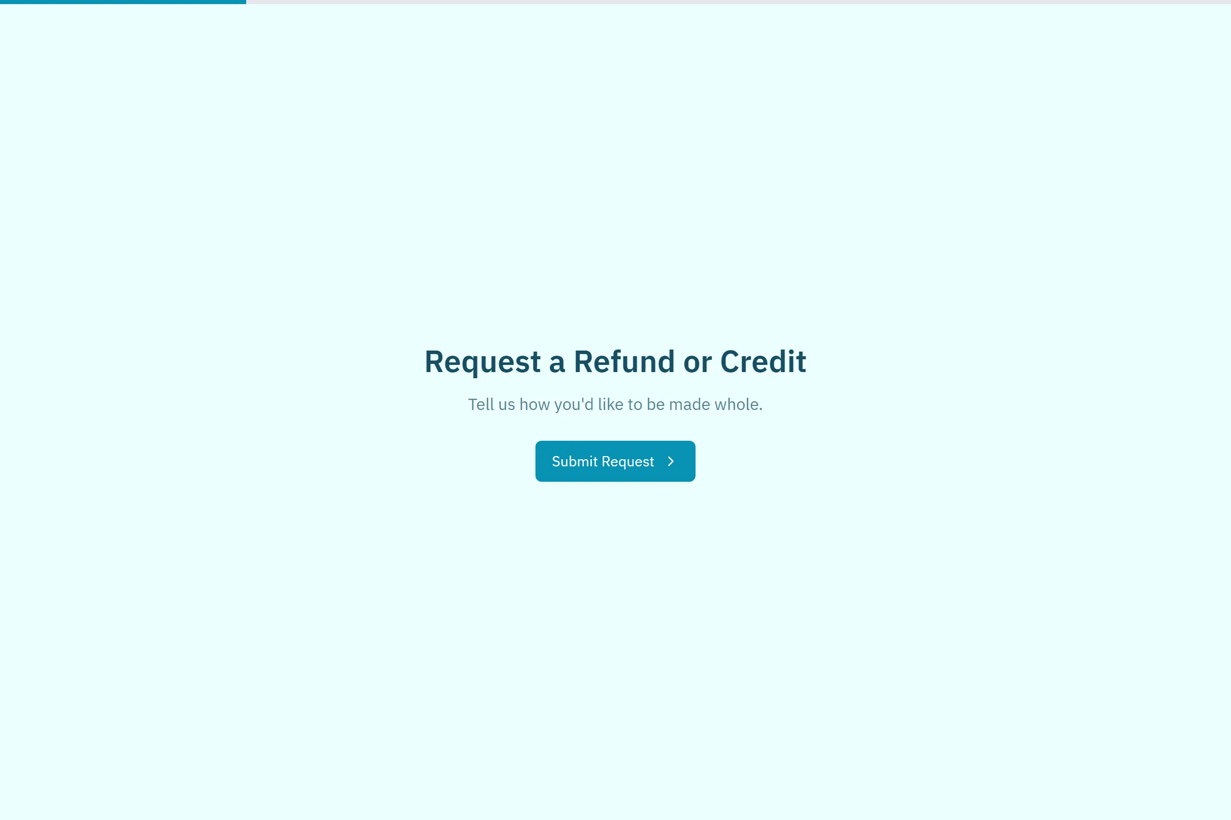 Store Credit & Refund Request template preview