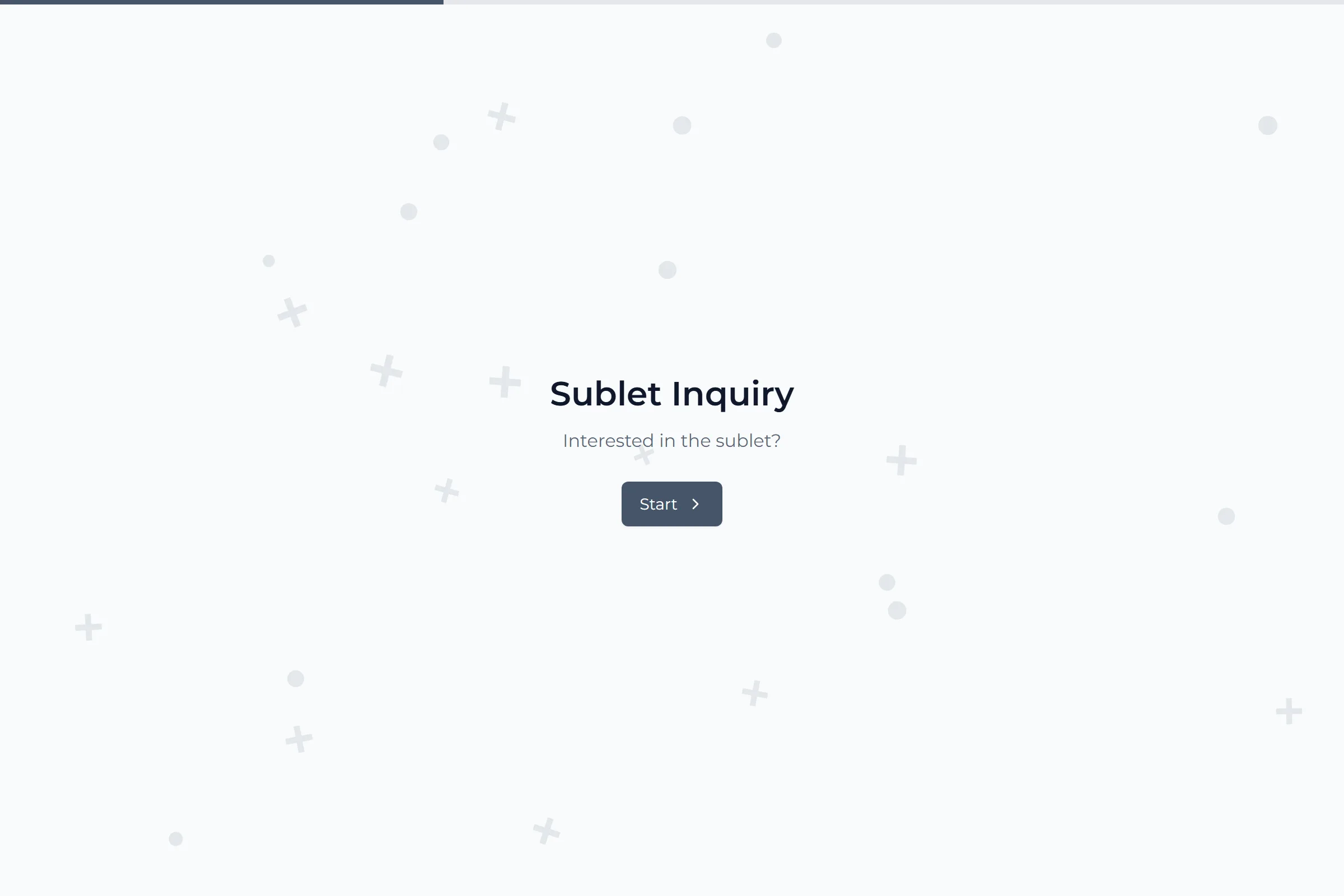 Sublet Inquiry template preview