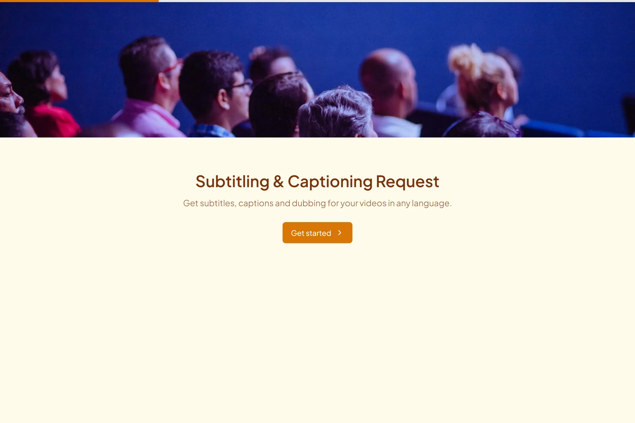 Subtitling & Captioning Request template preview