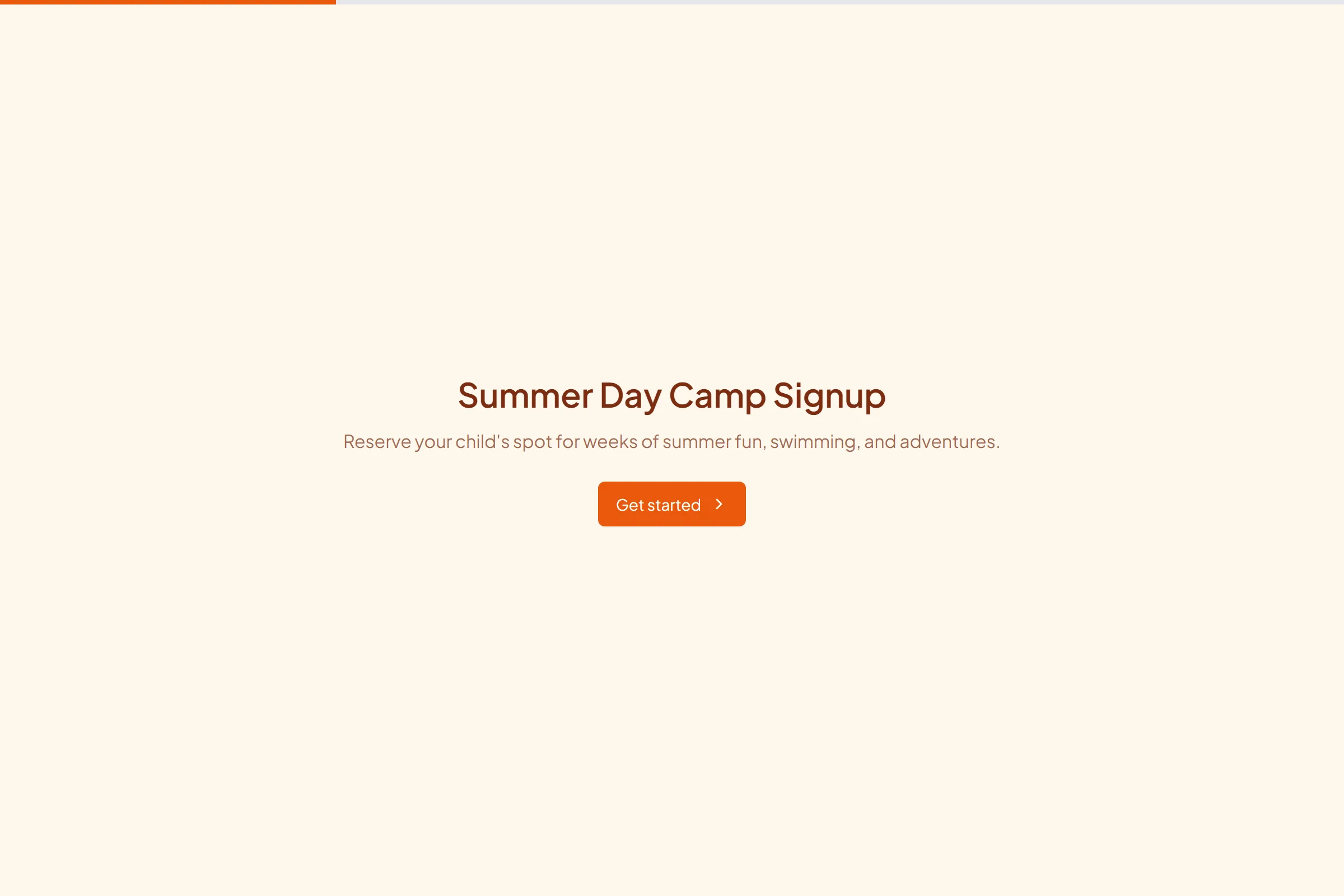 Summer Day Camp Signup template preview