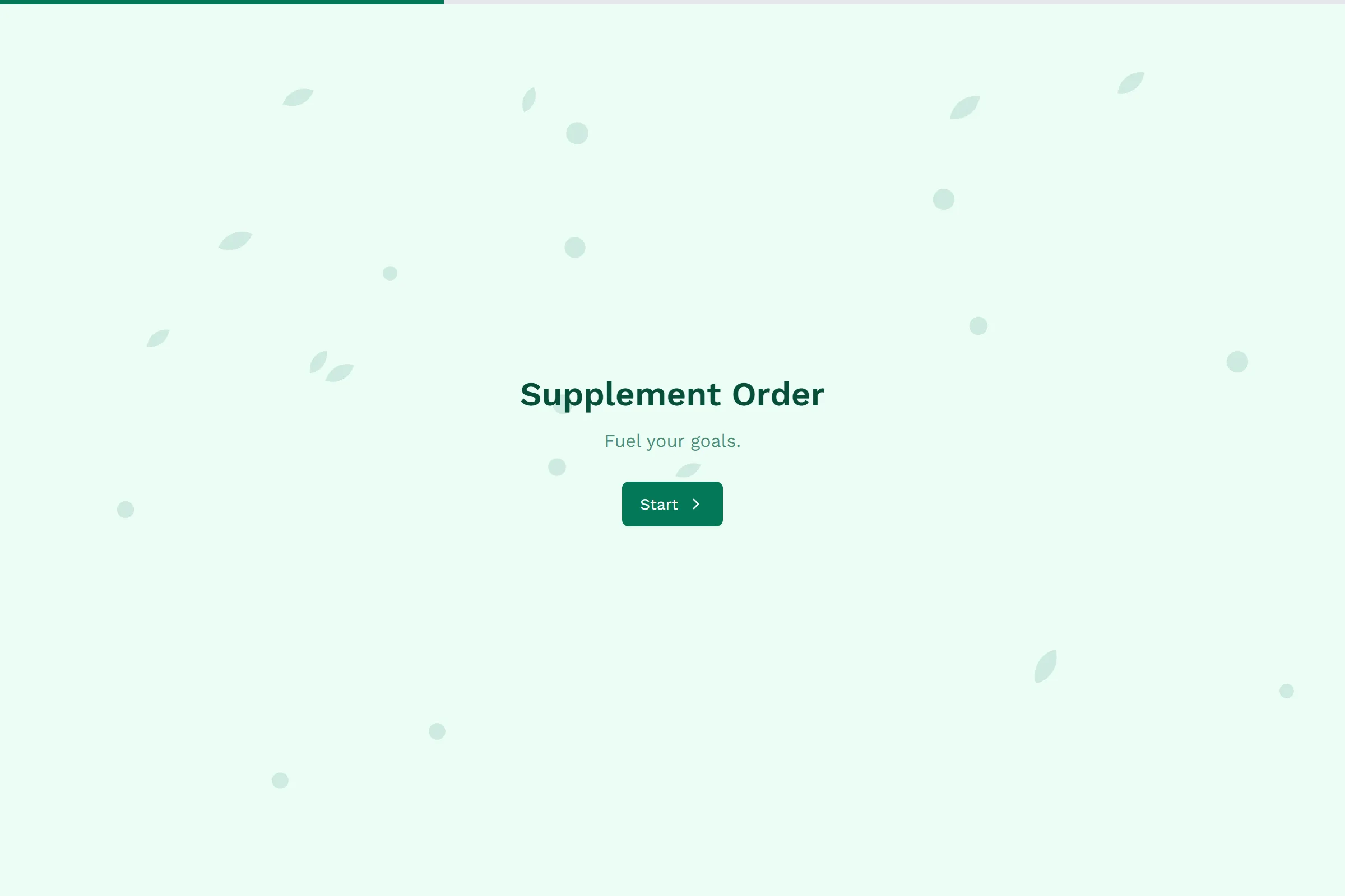 Supplement Order template preview