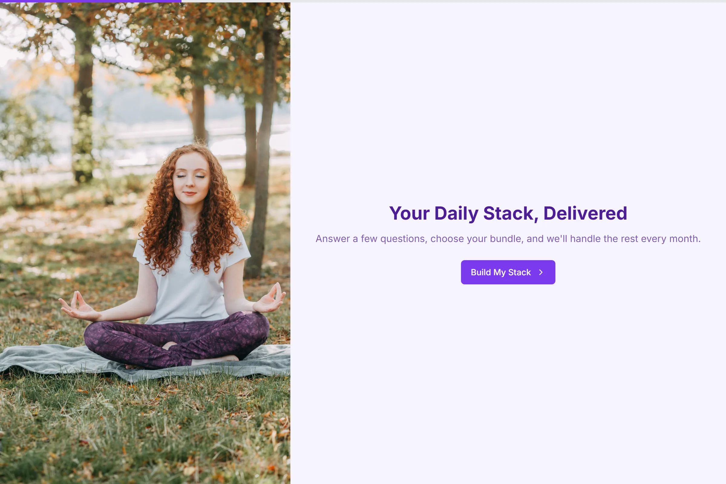 Supplement Subscription Order template preview