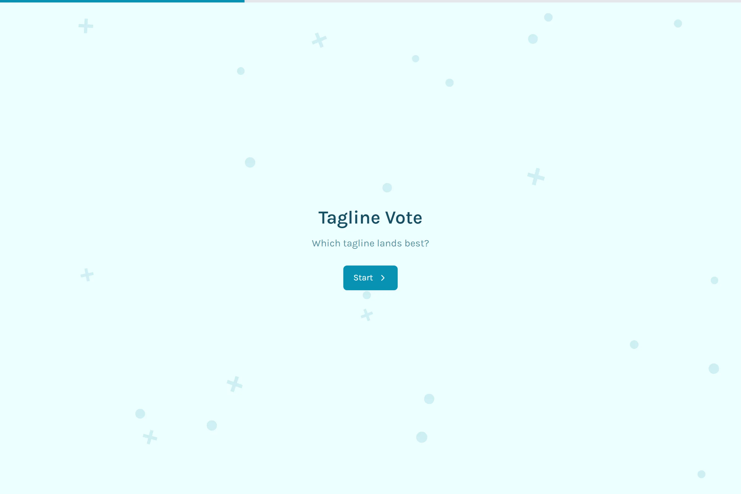Tagline Vote template preview