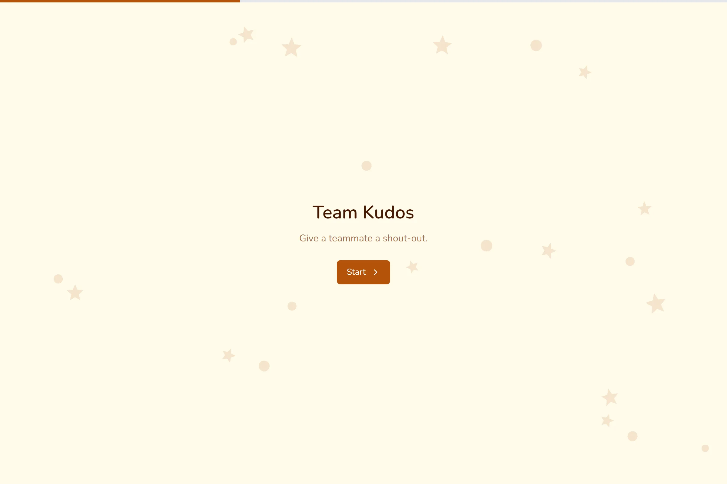 Team Kudos template preview
