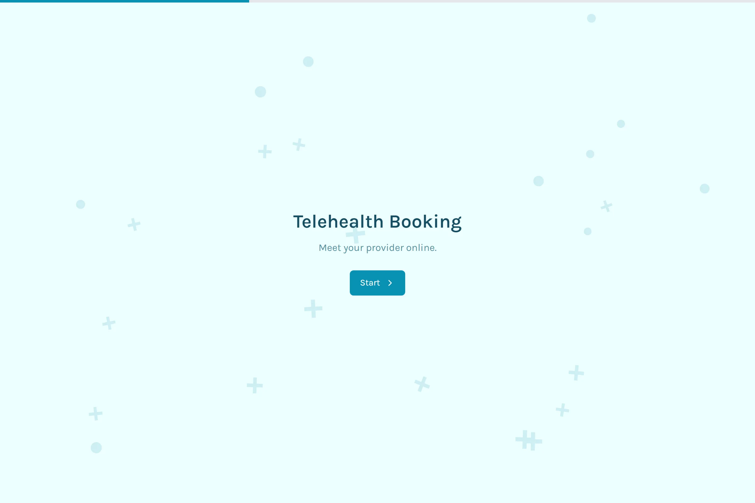 Telehealth Booking template preview
