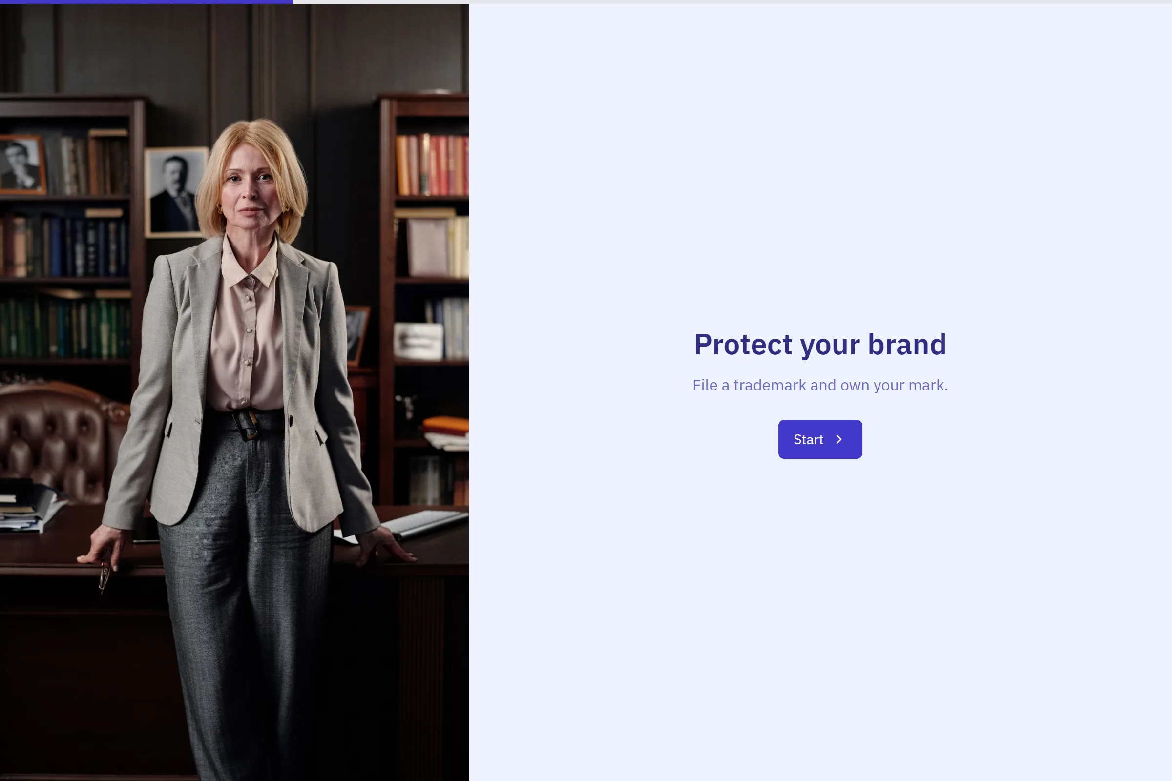 Trademark Application template preview