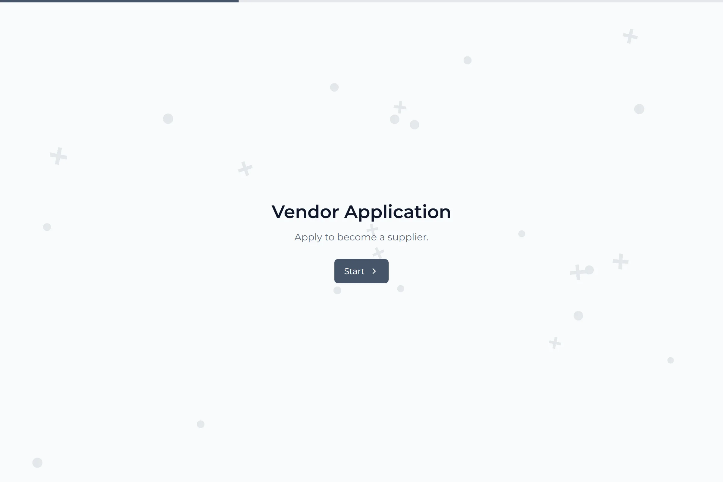 Vendor Application preview
