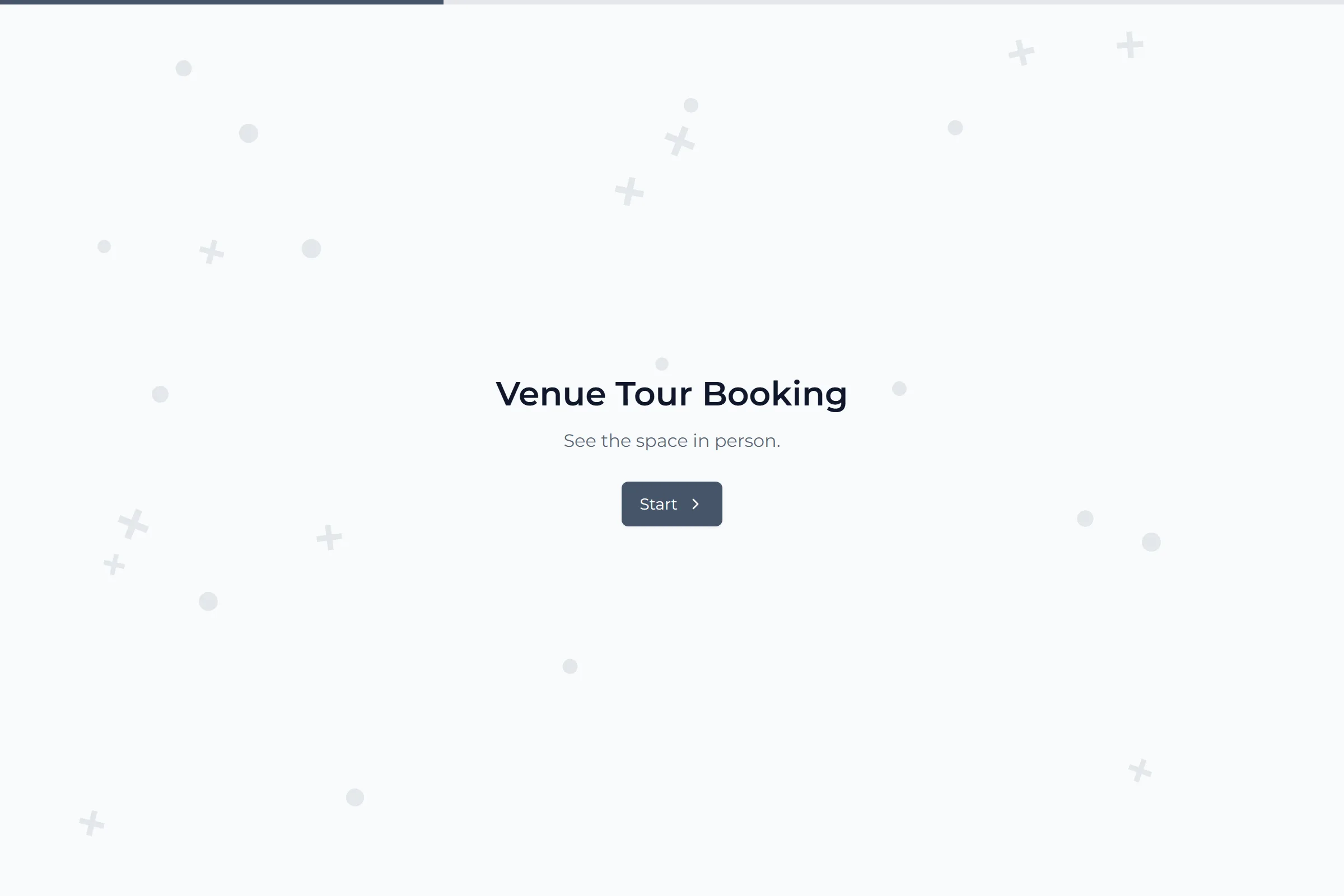 Venue Tour Booking template preview