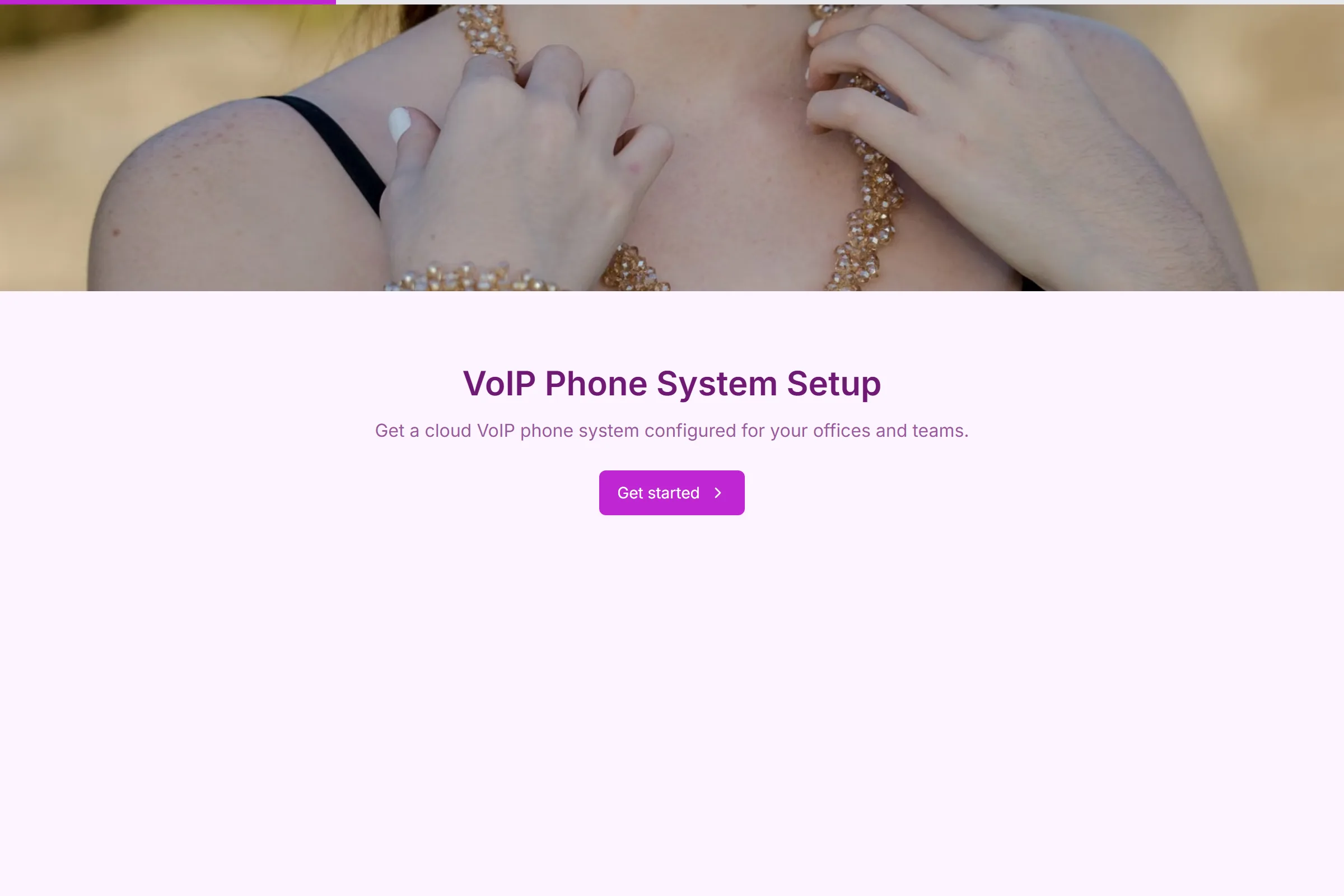 VoIP Phone System Setup template preview