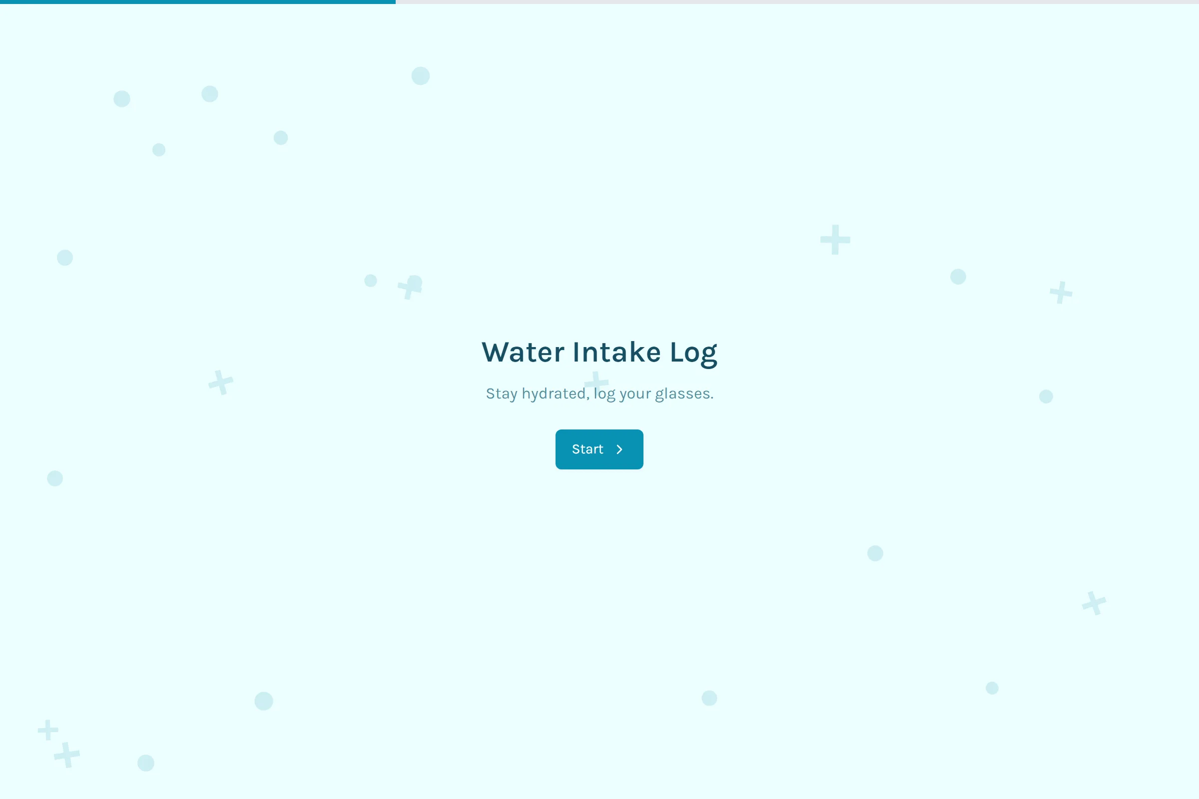 Water Intake Log template preview
