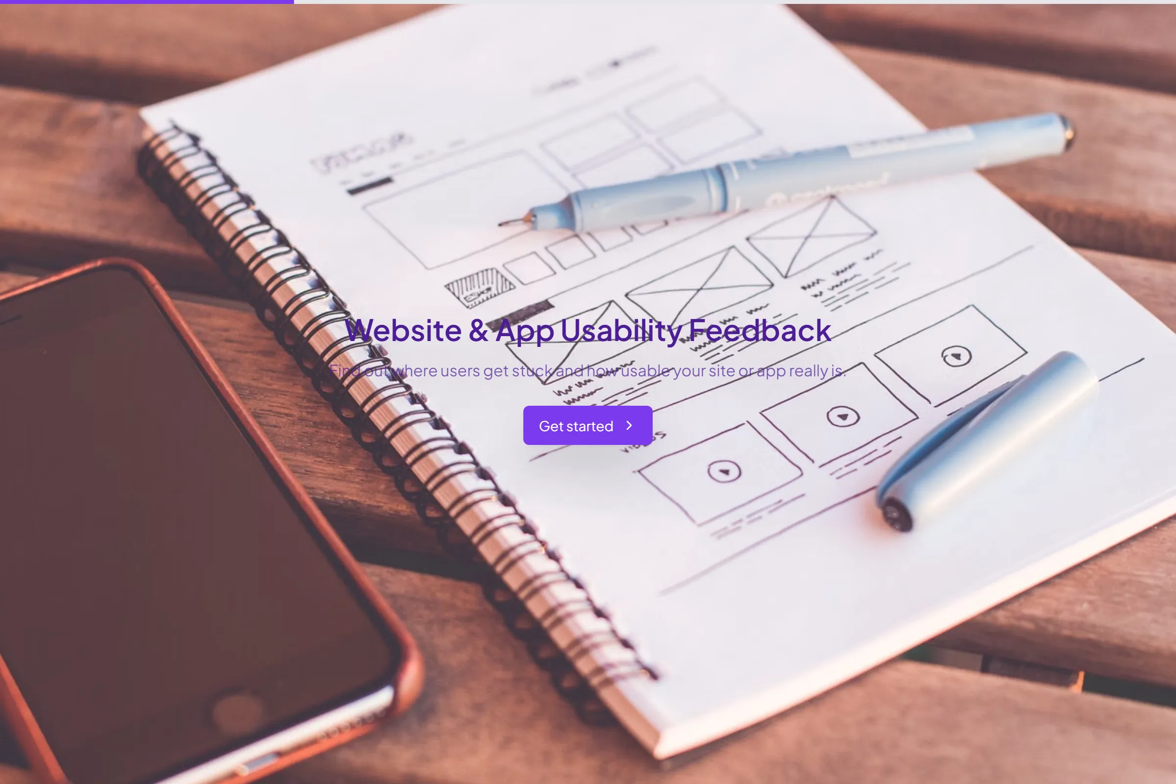 Website & App Usability Feedback template preview