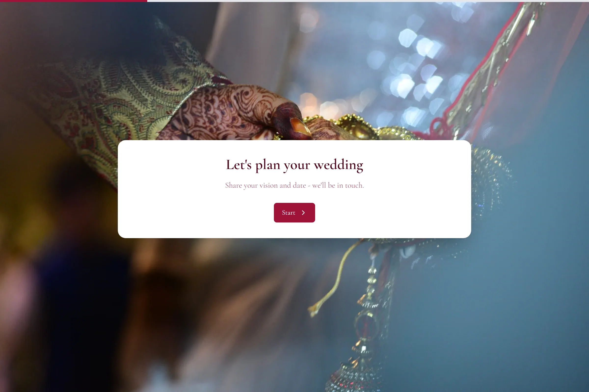 Wedding Inquiry preview