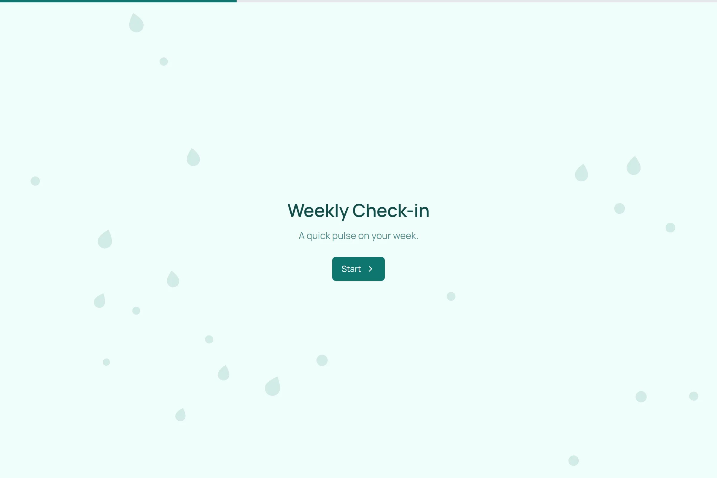 Weekly Check-in template preview