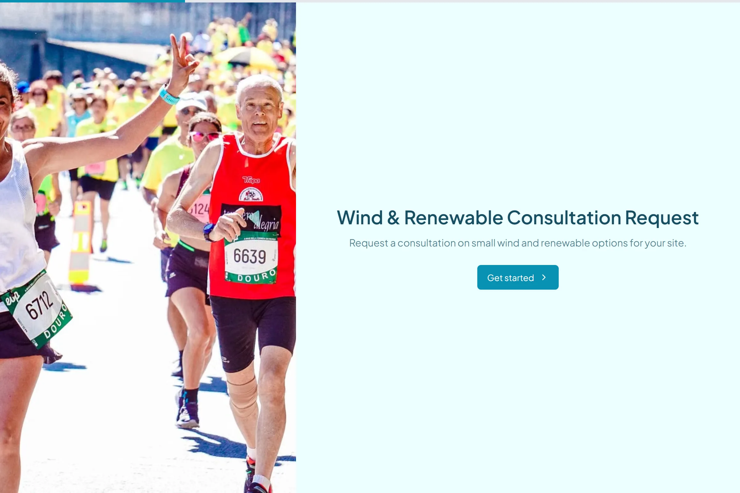 Wind & Renewable Consultation Request template preview